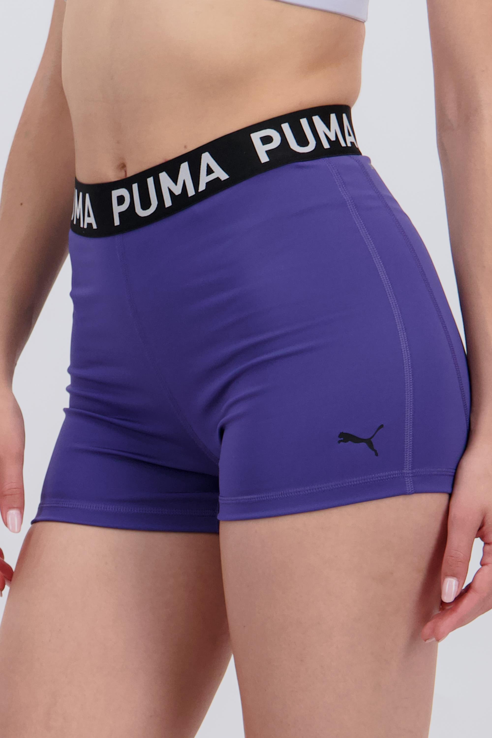 Mallas Cortas Puma - Azul - Leggings Cortos Mujer talla XS