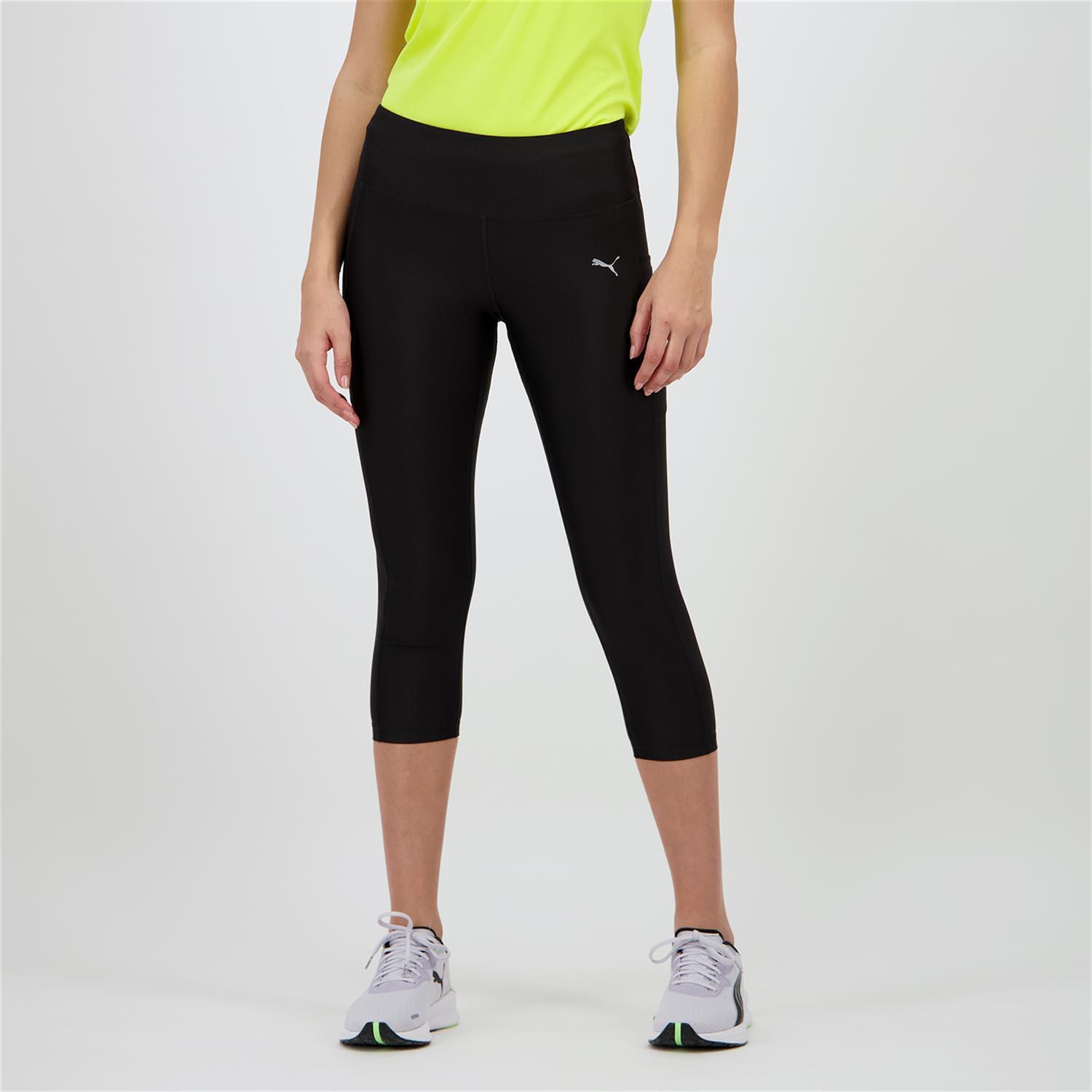 Mallas Pirata Puma - Negro - Leggings Capri Mujer talla L