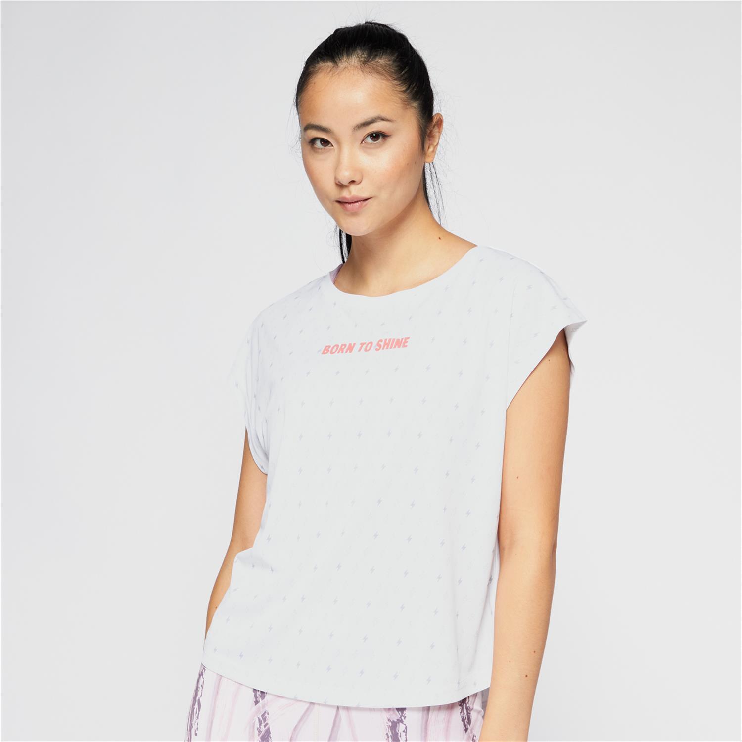 Camiseta Fitness Mr Wonderful - Blanco - Camiseta Sin Mangas Mujer talla XS