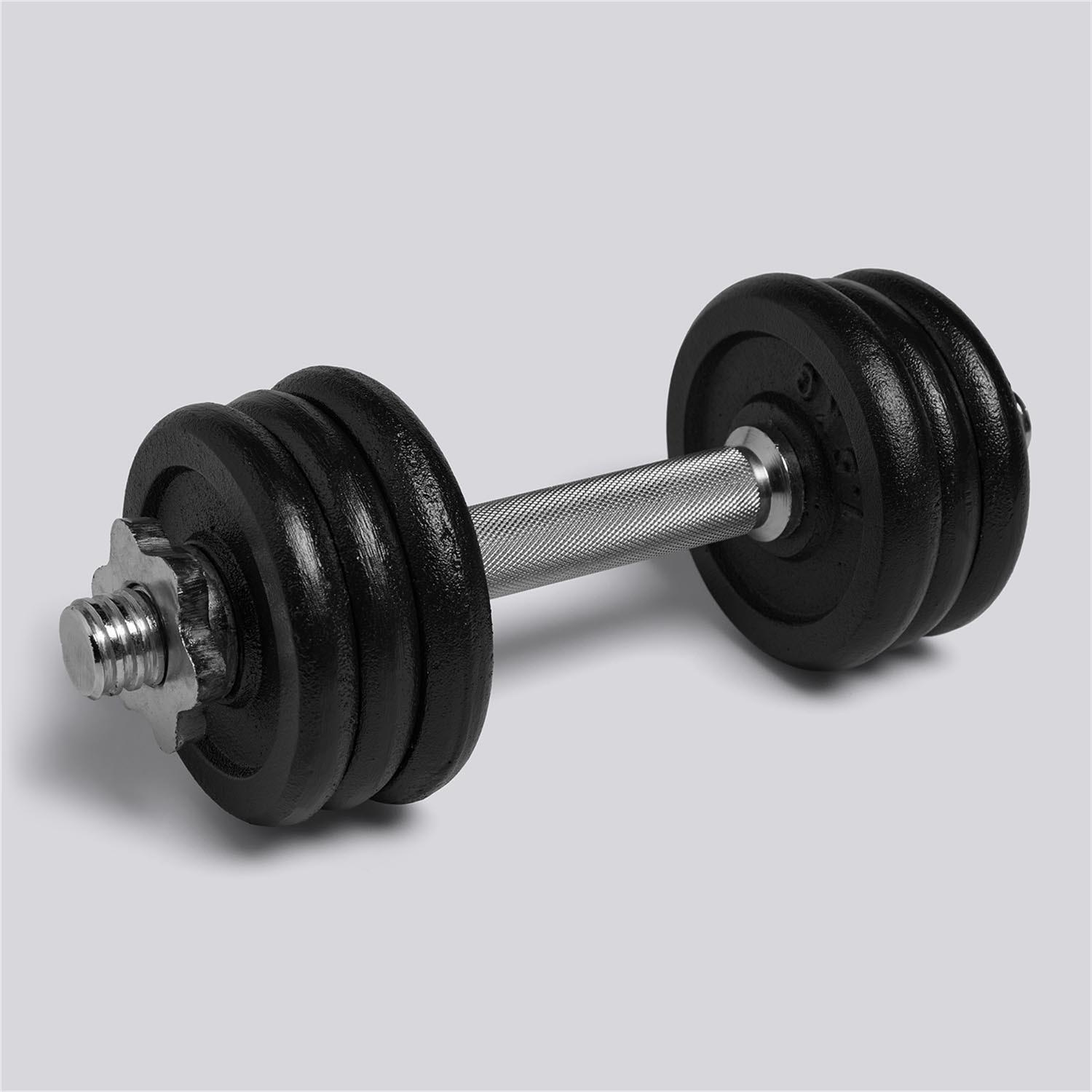 Kit Pesos Softee - Preto - Halteres 10 Kg tamanho UNICA