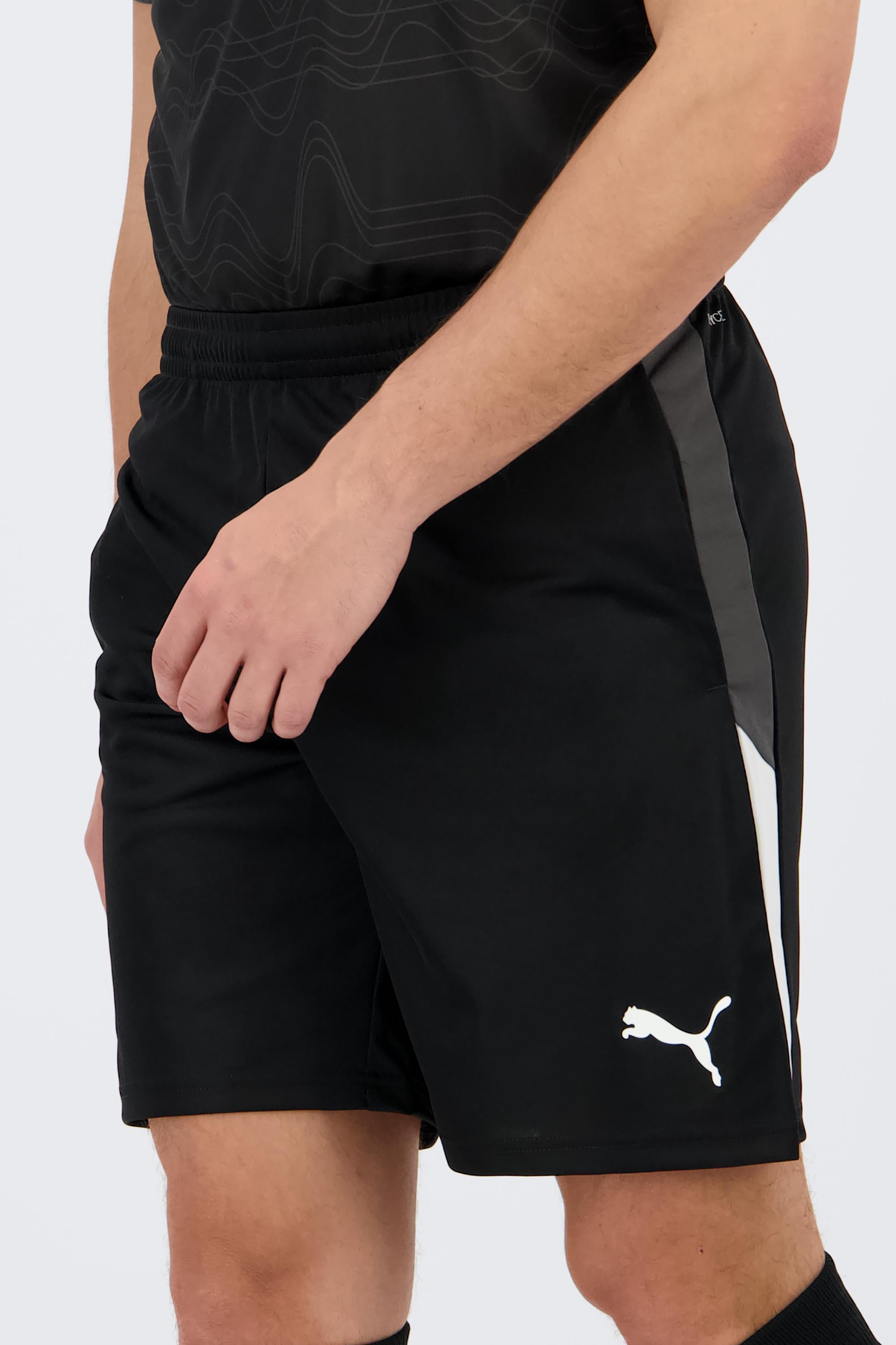 Pantalón Fútbol Hombre Puma Indiv Liga Corto Negro talla L
