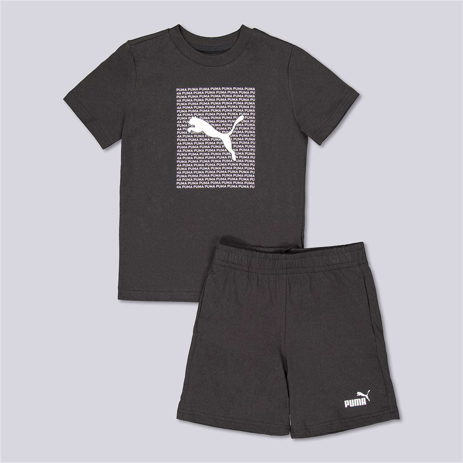 Conjunto Puma - Negro - Conjunto Niño talla 10
