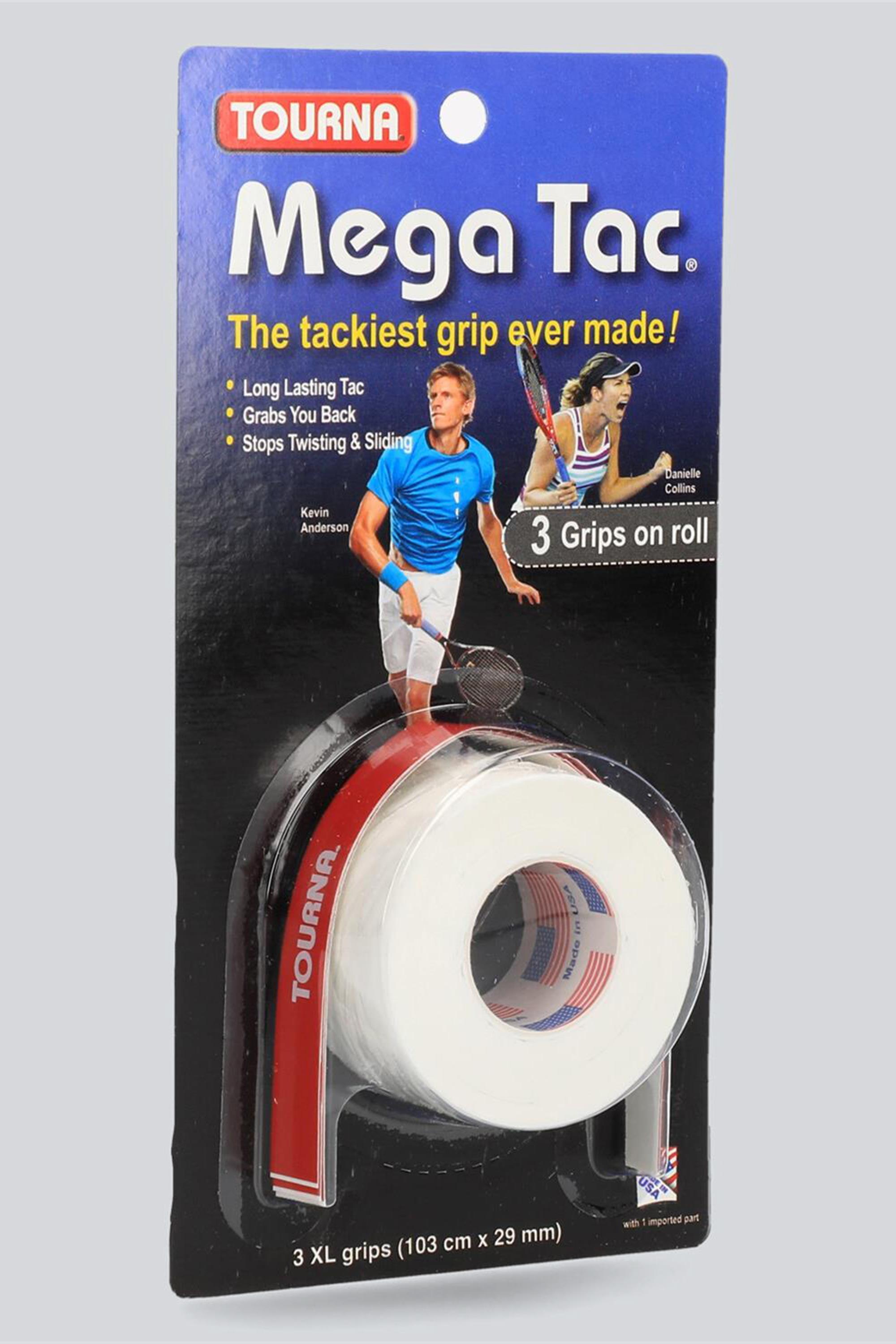 Mega Tac 3 Xl - Blanco - Overgrip Tenis talla T.U.