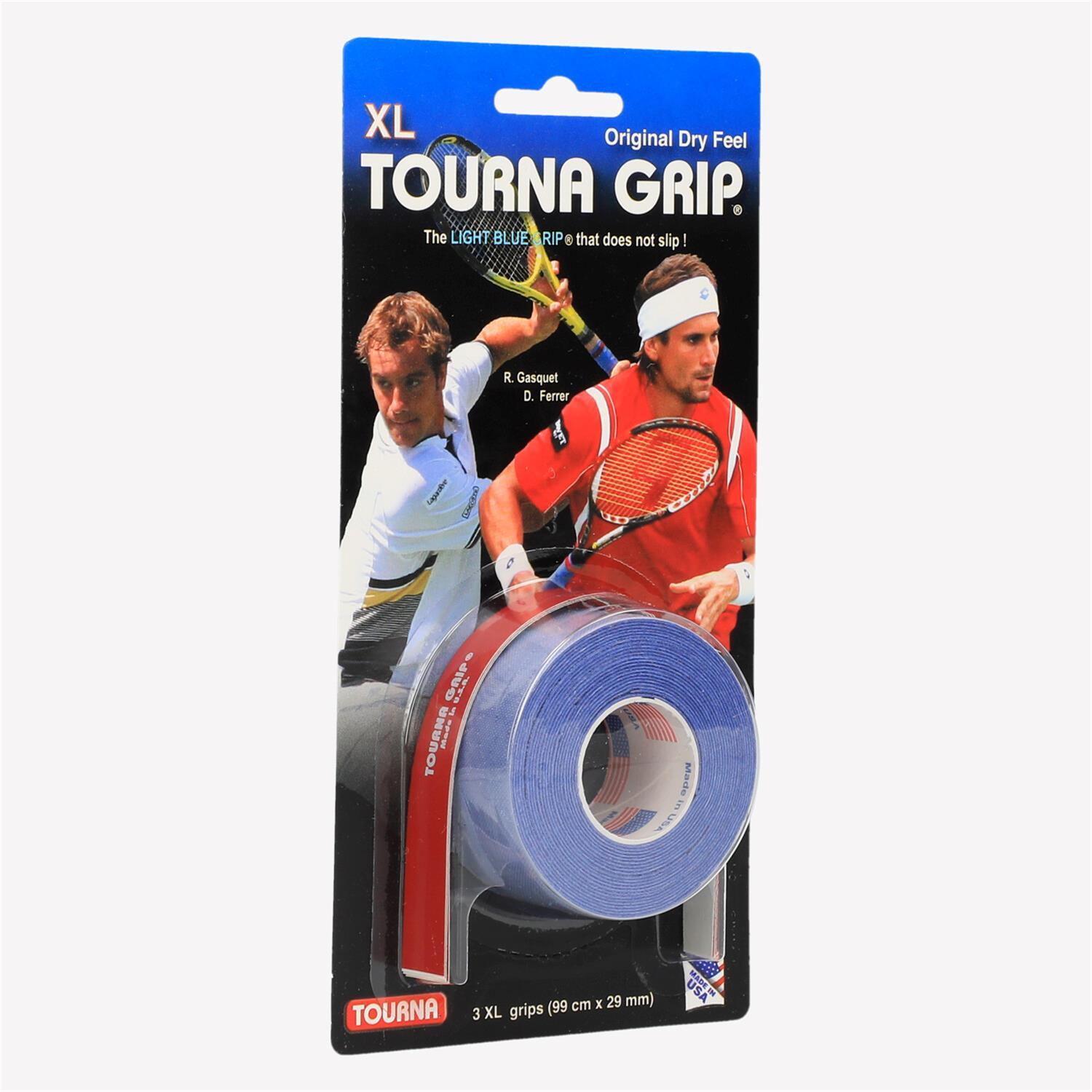 Tourna Mega Tac 3 XL - Azul - Overgrip Ténis tamanho T.U.