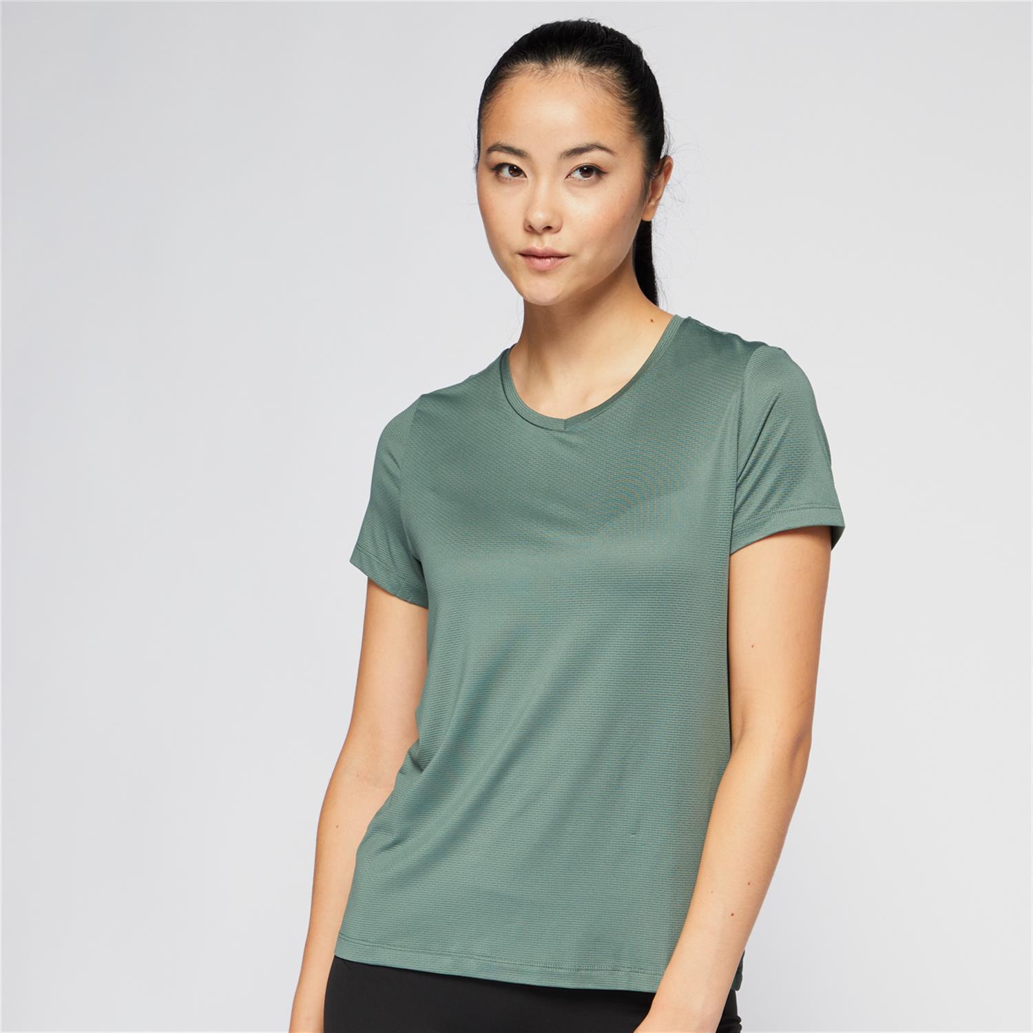 Camiseta Ipso - Kaki - Camiseta Running Mujer talla L