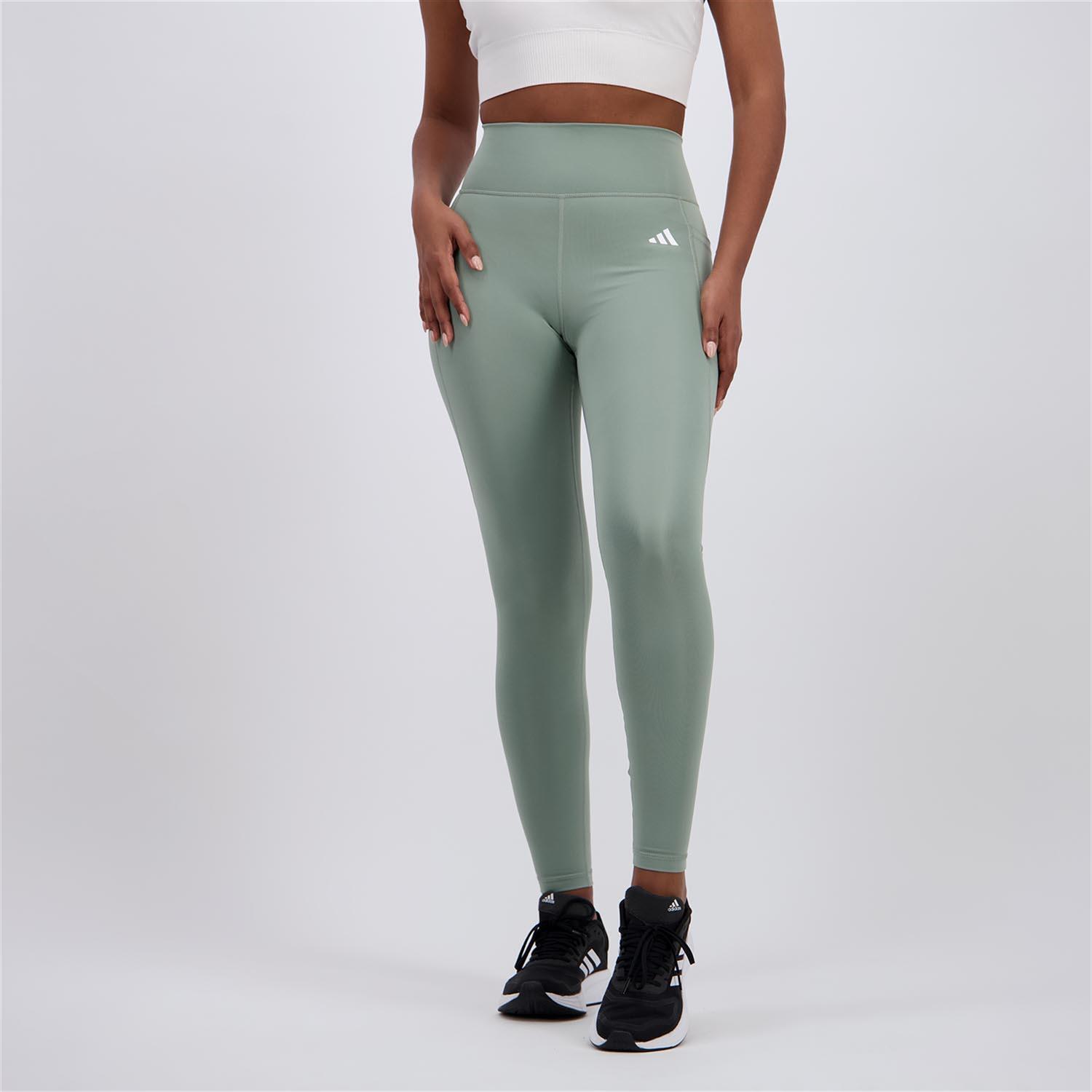 Mallas Largas adidas - Verde - Leggings Mujer talla XS