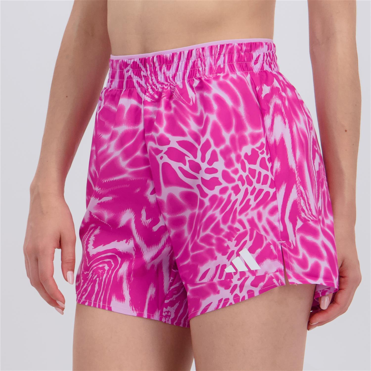 Pantalón Corto adidas - Morado - Pantalón Mujer talla XS