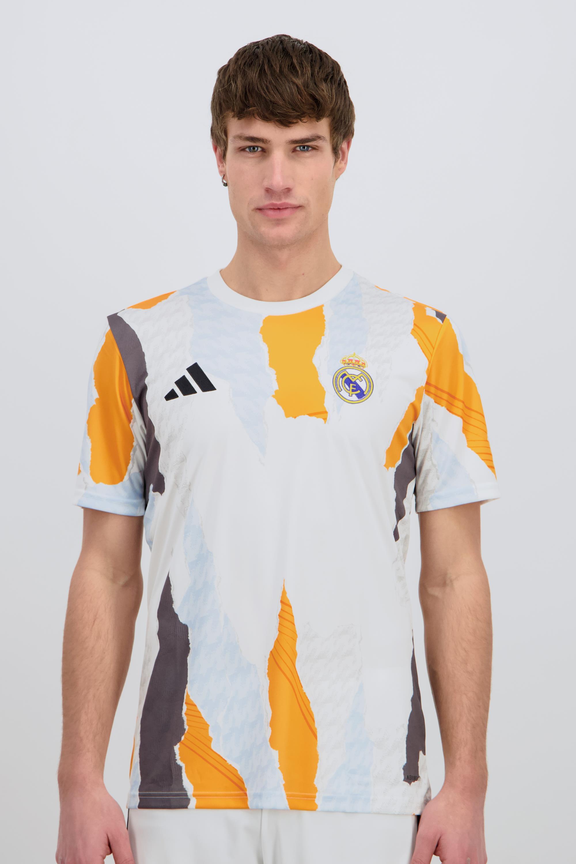 Camiseta R. Madrid Prematch 24/25 - Blanco - Hombre talla