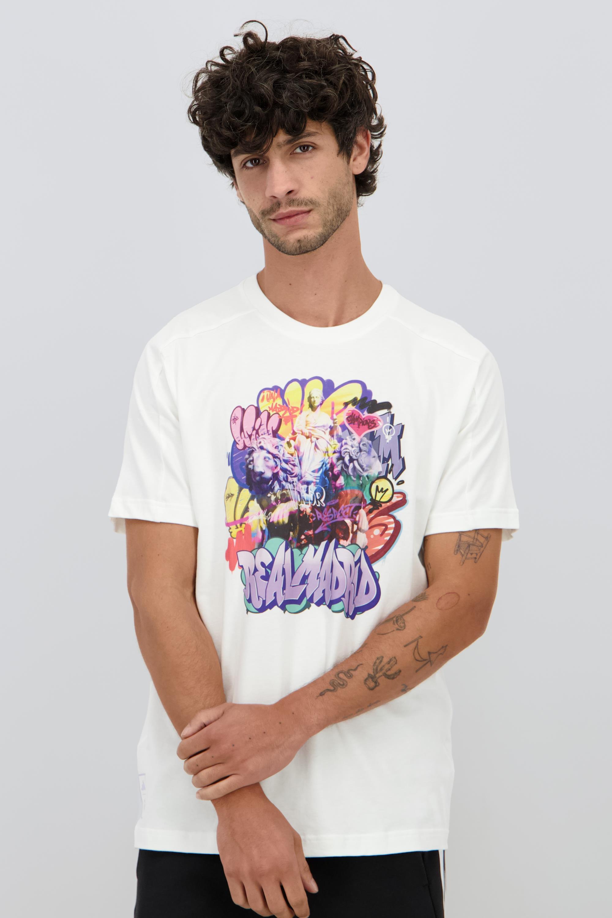 adidas Real Madrid - Blanco - Camiseta Fútbol talla