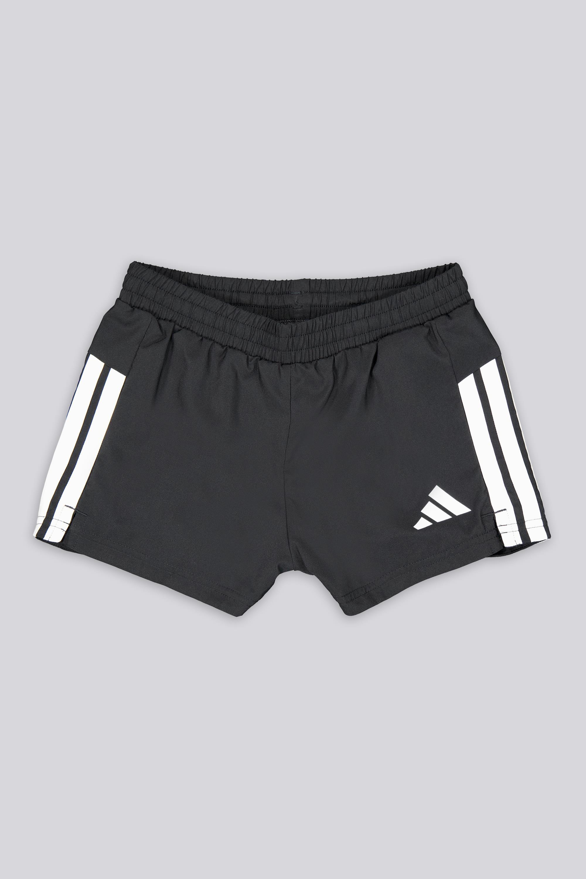 Pantalón Corto adidas - Negro - Pantalón Niña talla 8