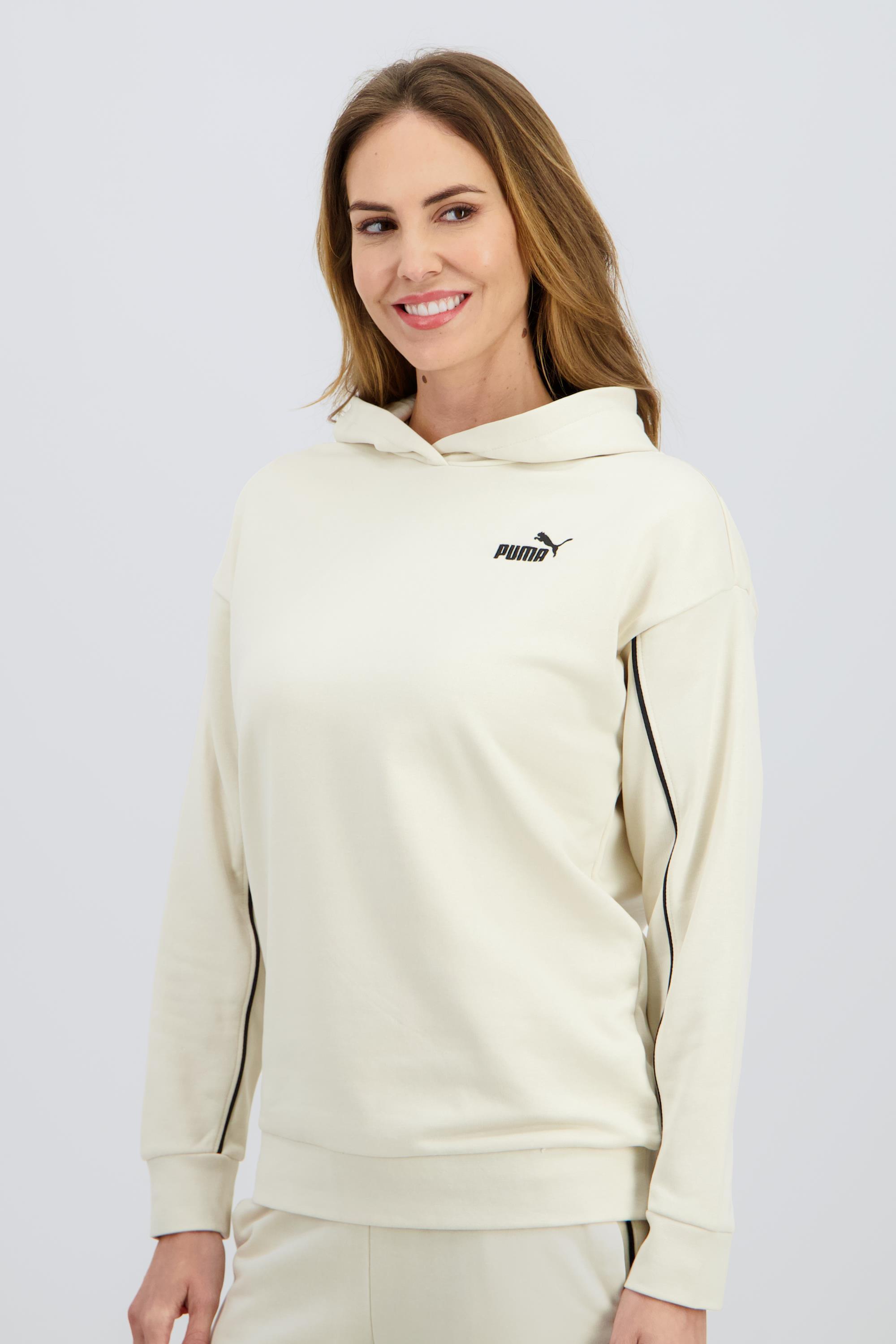 Puma Pipping - Arena - Sudadera Capucha Mujer talla XS