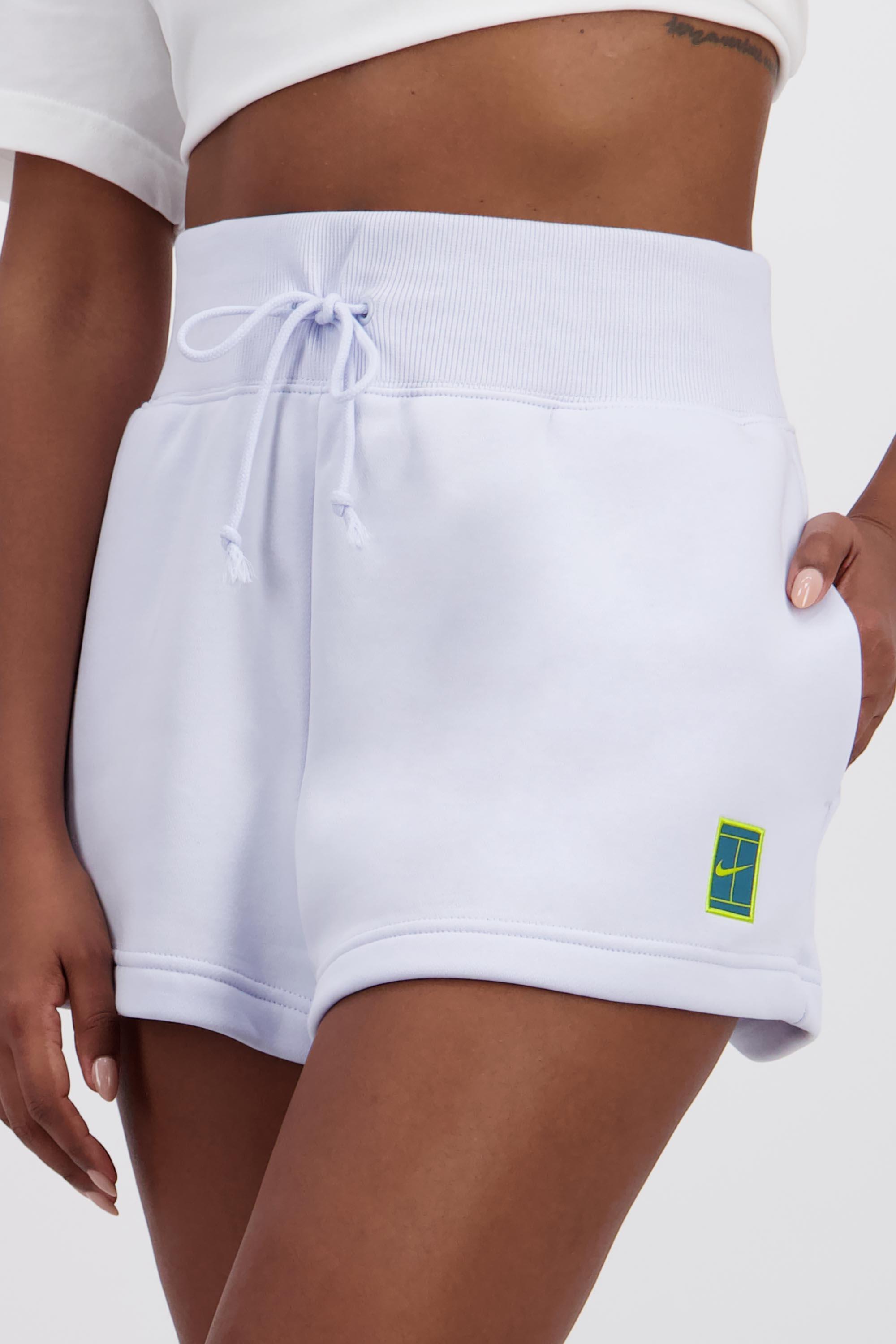 Nike Heritage - Azul - Pantalón Corto Tenis Mujer talla S