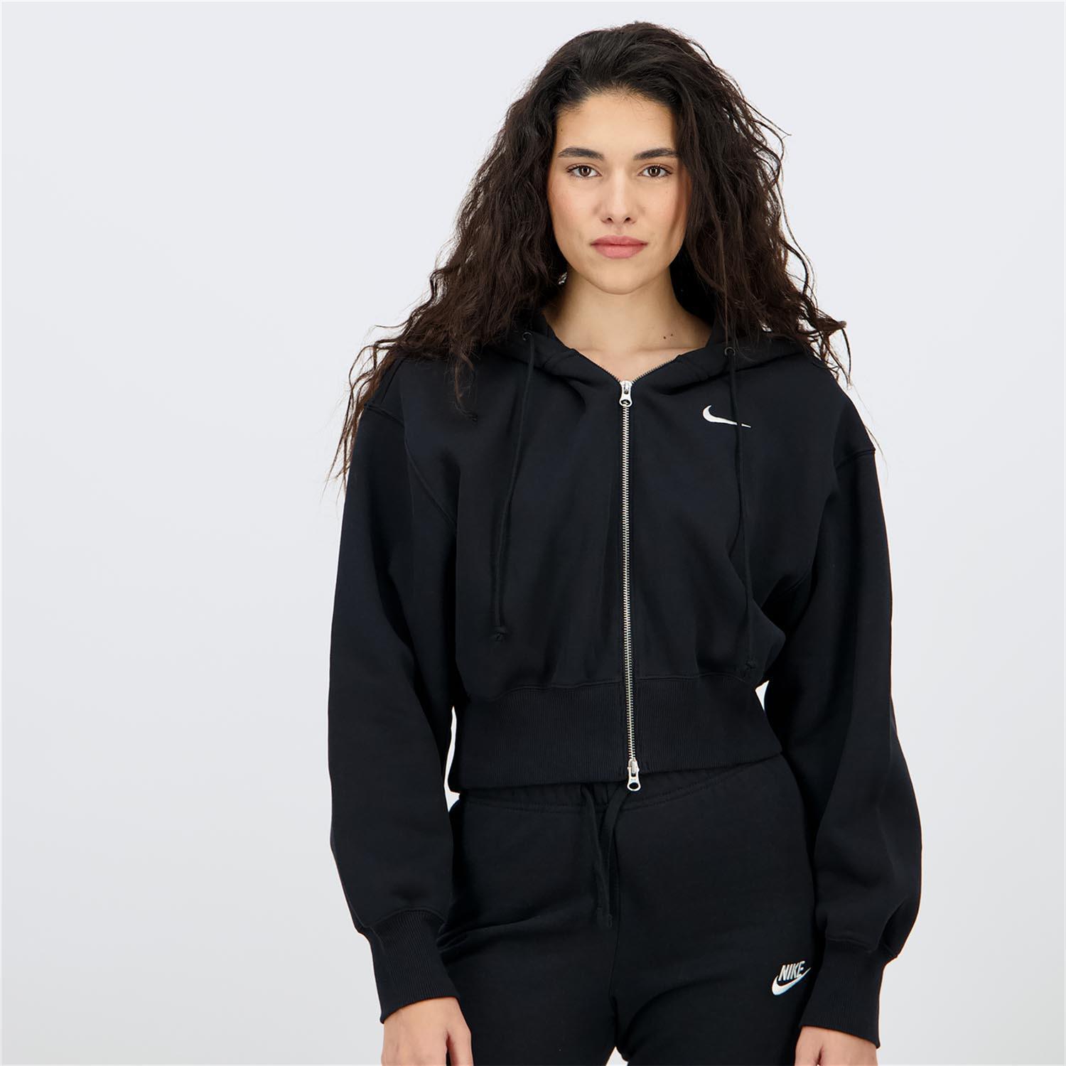 Nike Phoenix - Negro - Sudadera Crop Mujer talla M