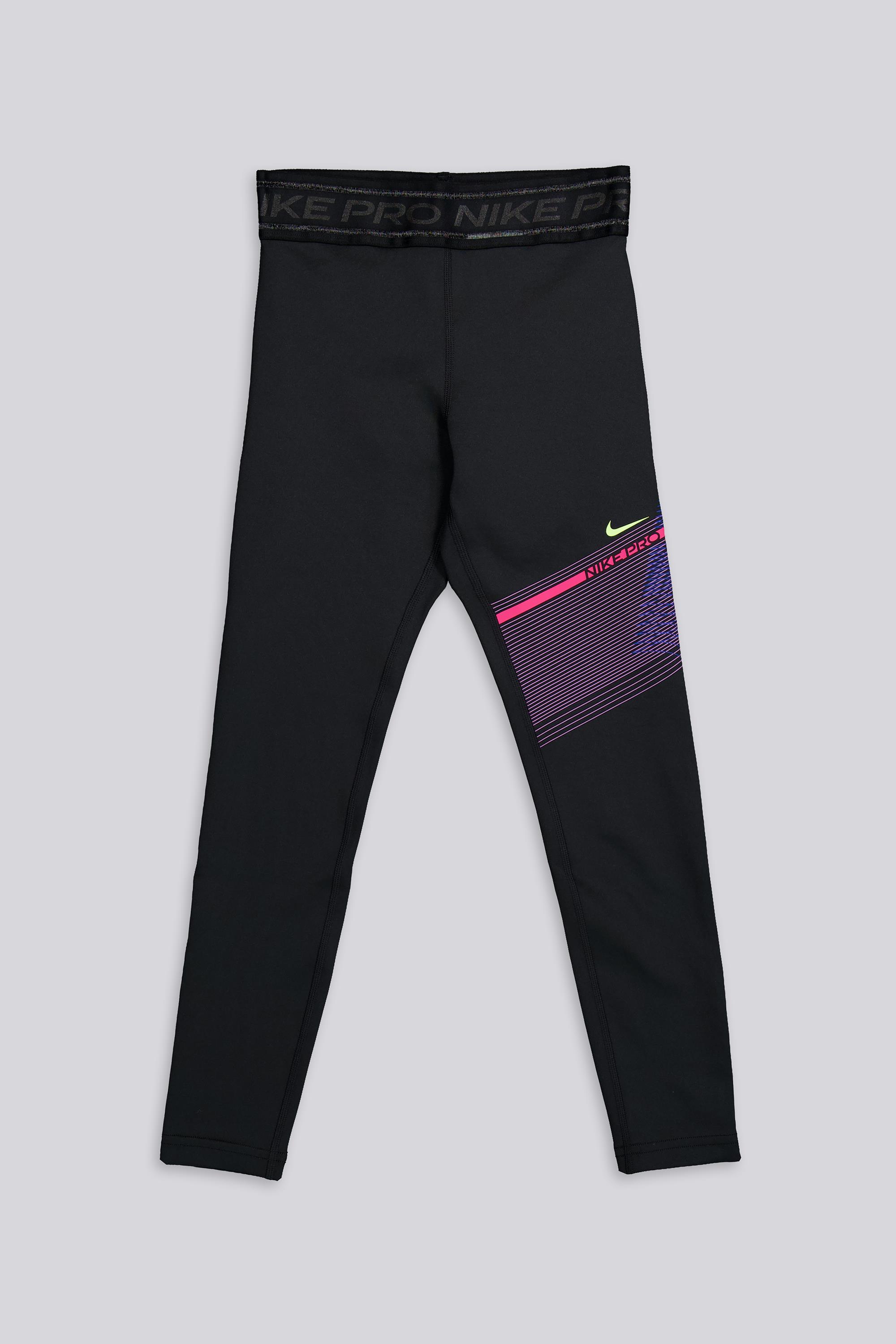 Nike Pro - Negro - Mallas Fitness Niña talla 13