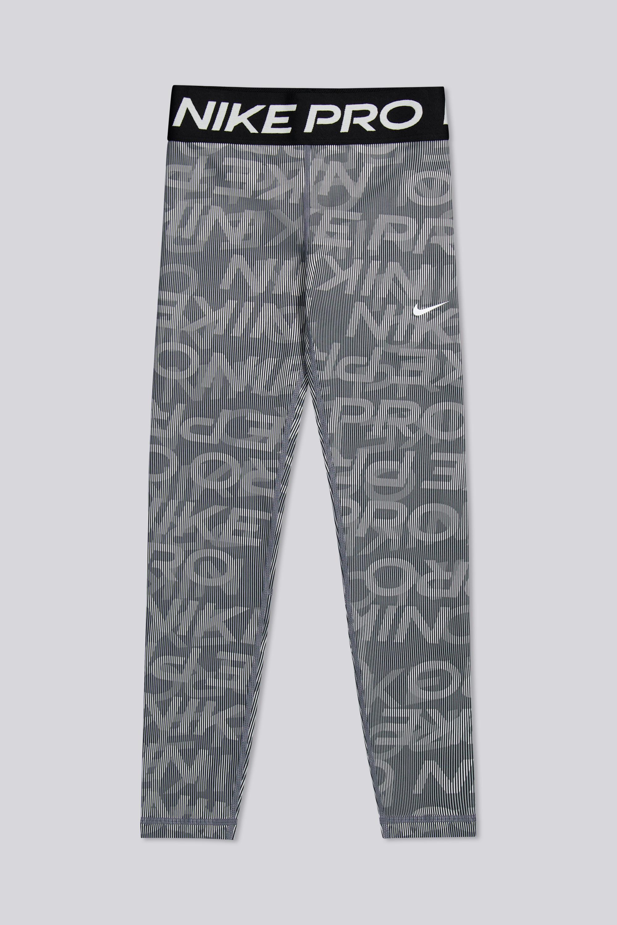 Nike Pro Dri-Fit - Gris - Mallas Fitness Niña talla 10/12