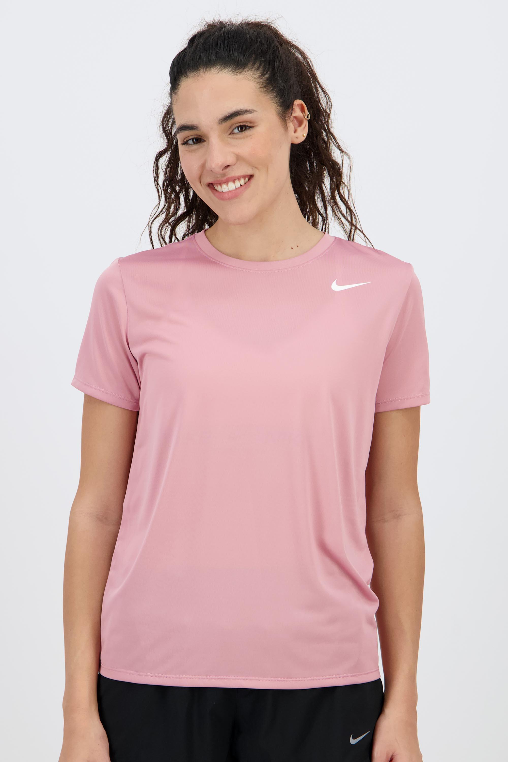 Legend Crew - Rosa - Camiseta Running Mujer talla