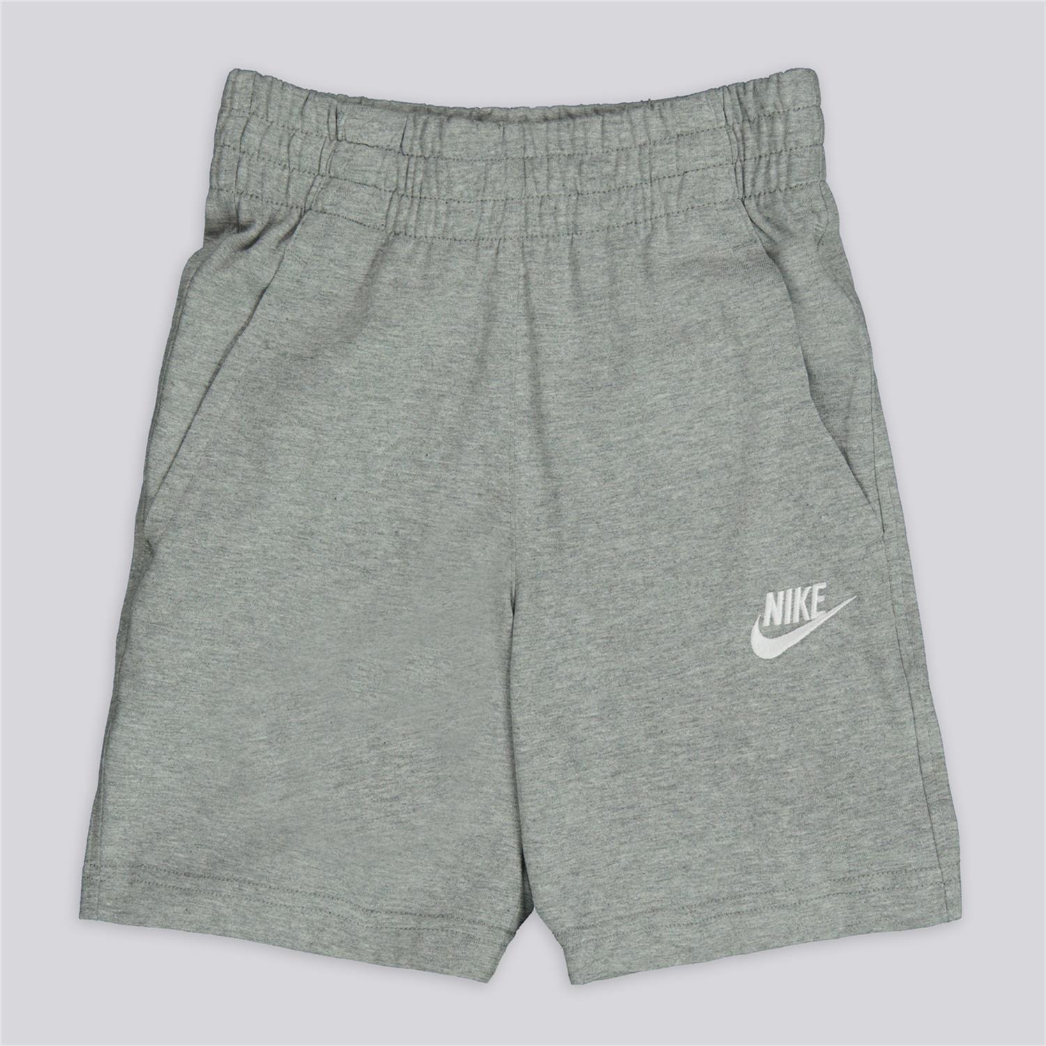 Pantalón Corto Nike - Gris - Bermuda Algodón Niño talla 10