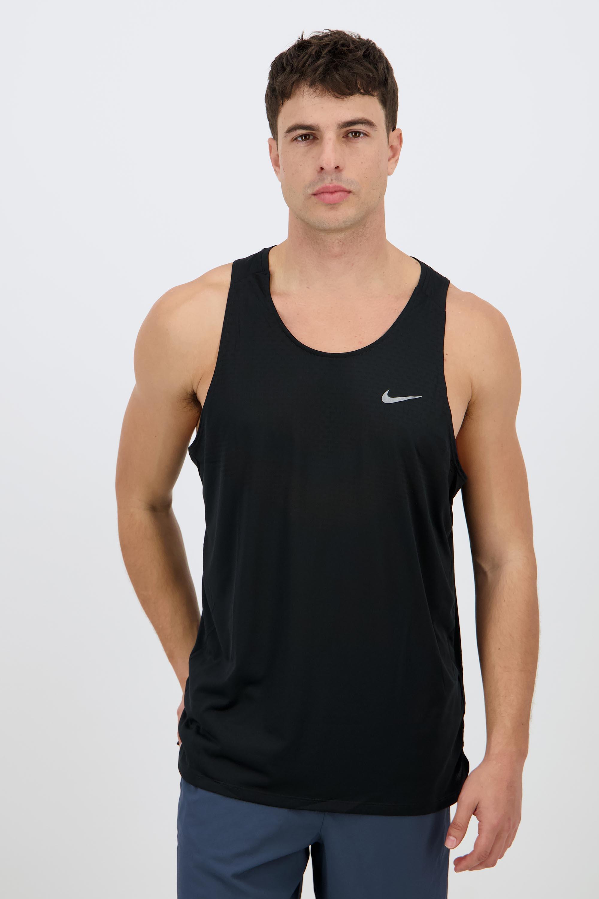 Nike Stride Negro Camiseta Tirantes Hombre Sprinter