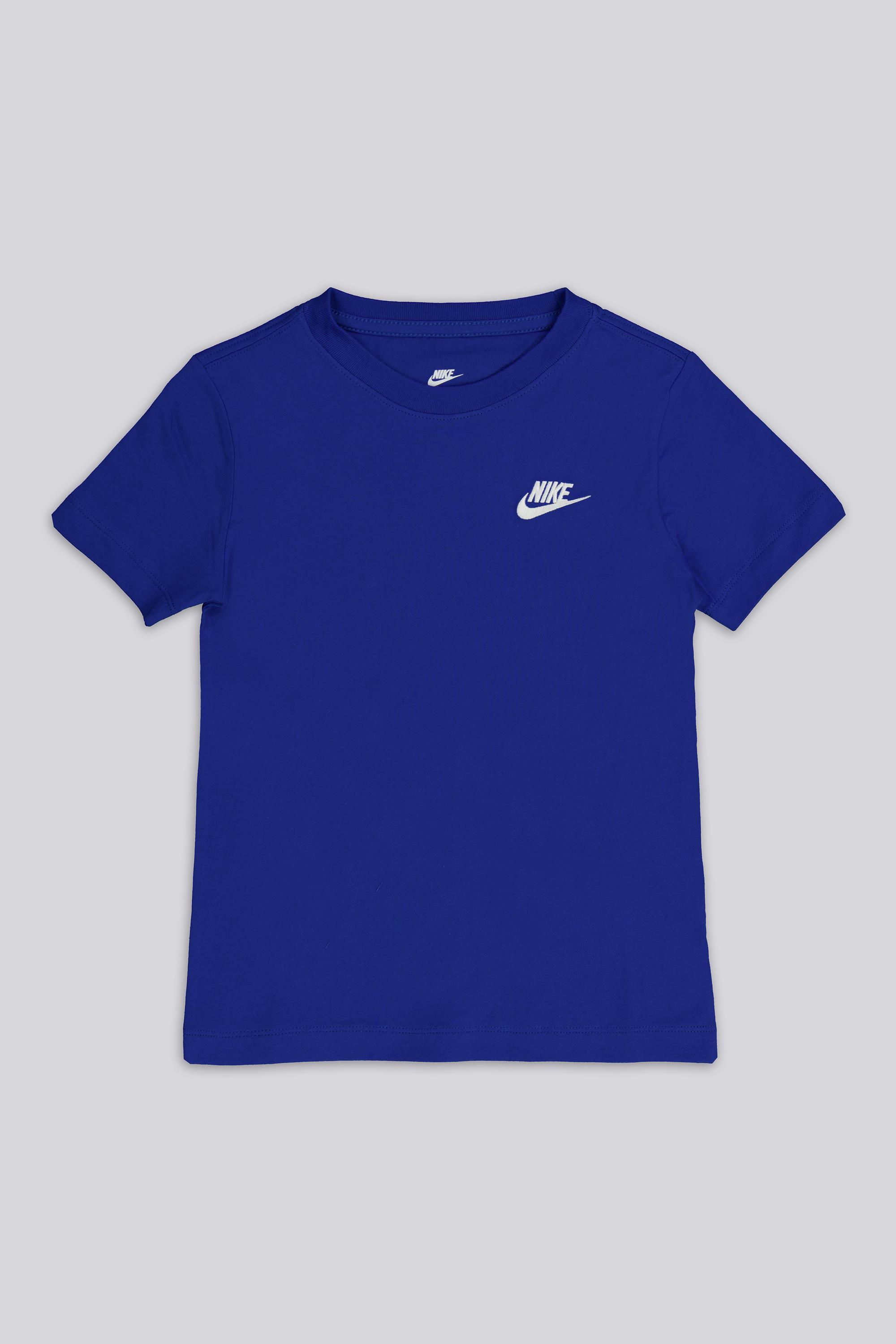 Nike Small Logo - Azul - Camiseta Algodón Niño talla 12/13