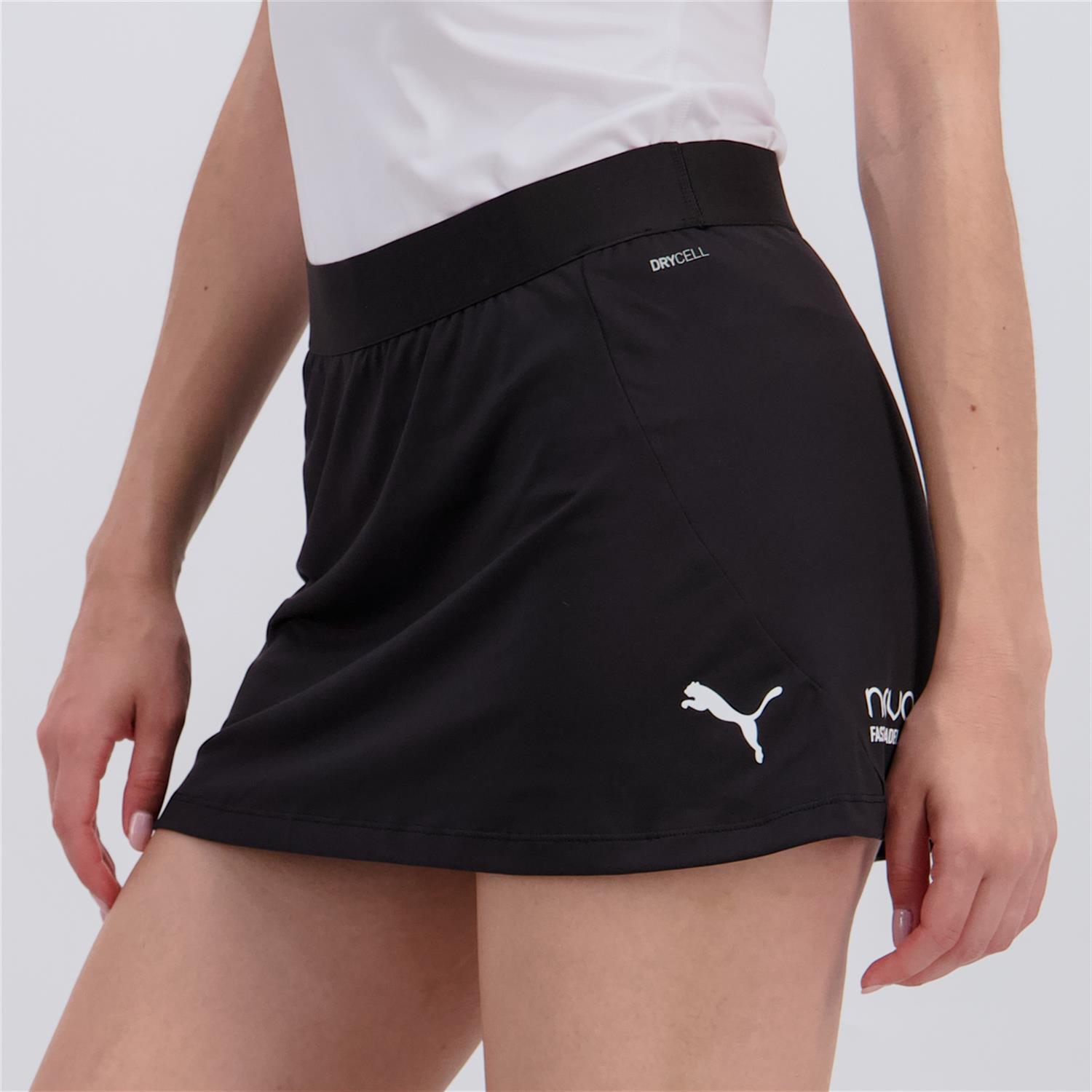 Falda Pantalón Puma - Negro - Falda Pantalón Mujer talla M