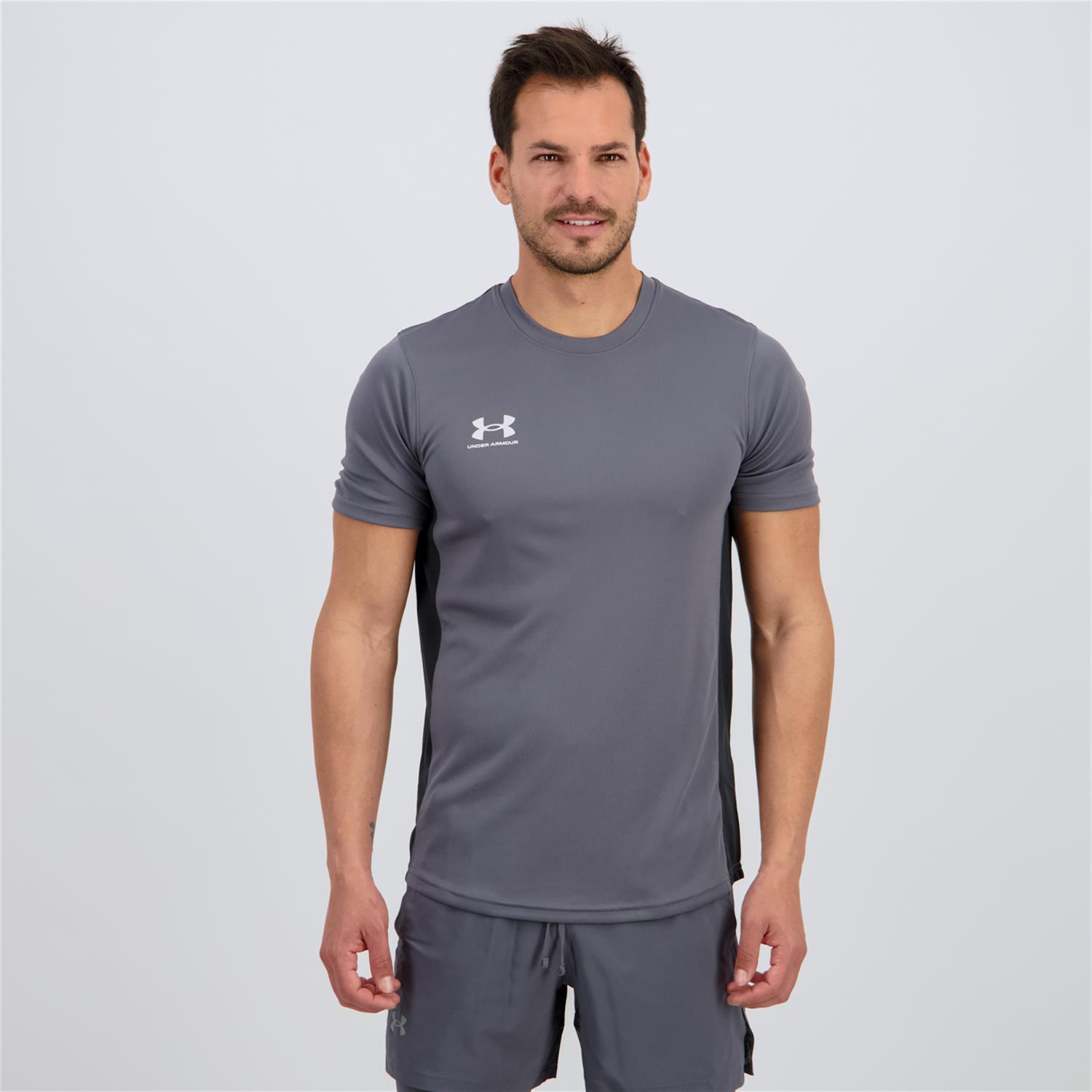 Camiseta Under Armour - Gris - Camiseta Running Hombre talla XL
