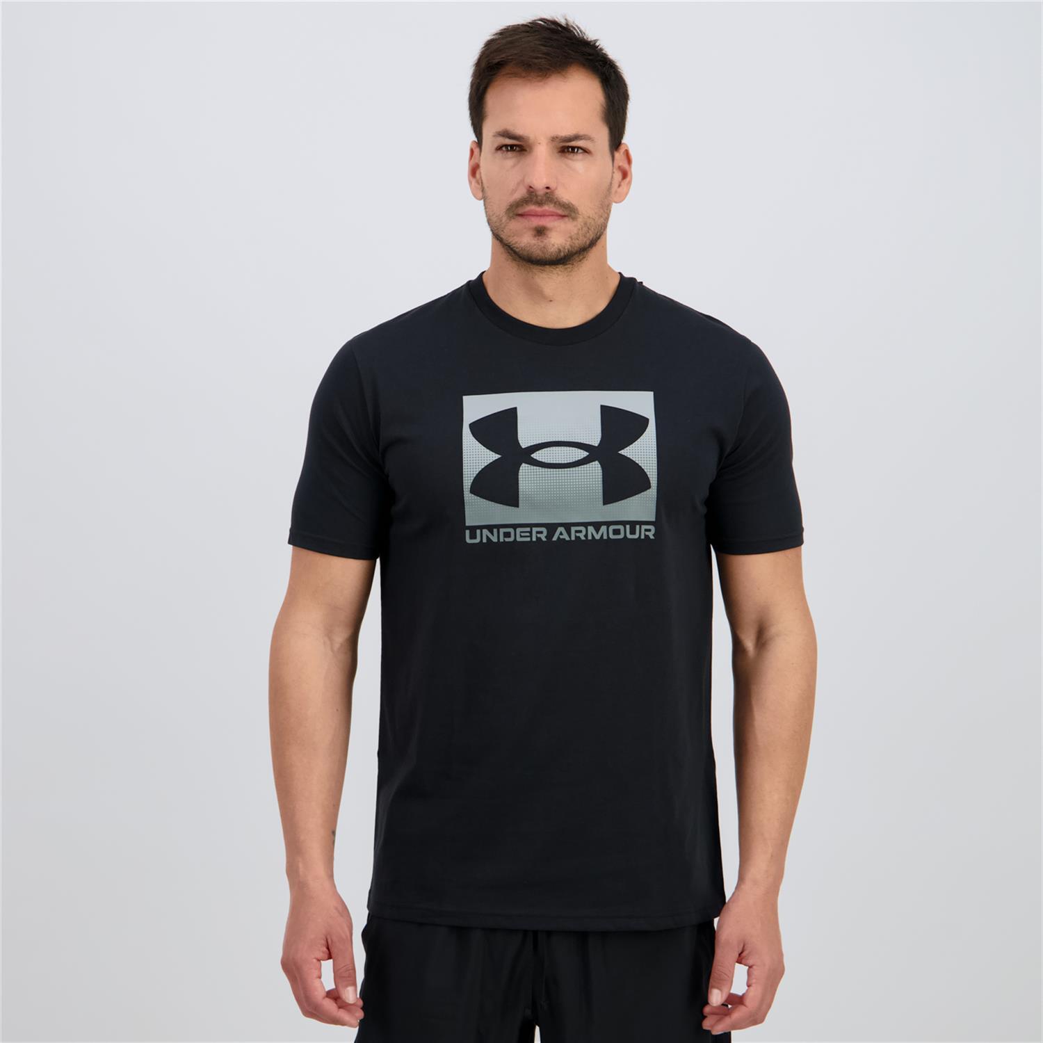 Under Armour Boxed - Negro - Camiseta Running Hombre talla XL