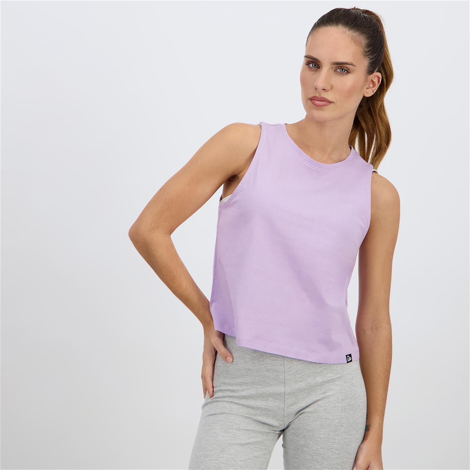 Camiseta Up - Malva - Camiseta Tirantes Mujer talla 2XS