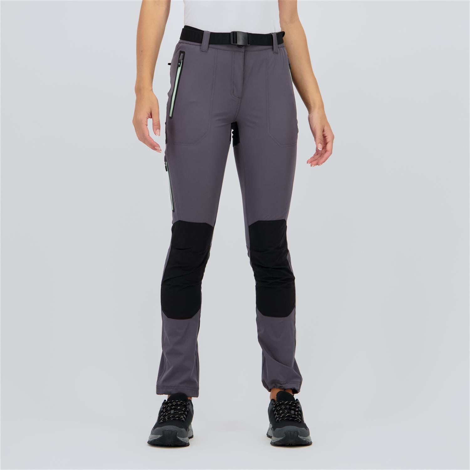Pantalón Largo Boriken - Antracita - Pantalón Trekking Mujer talla L