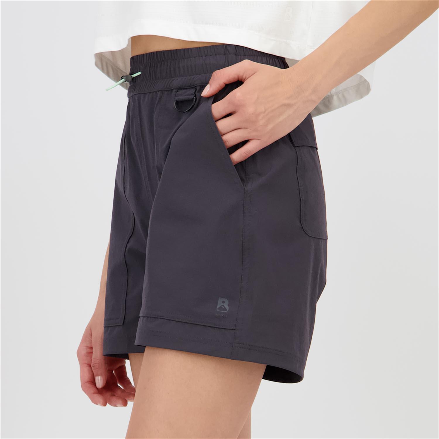 Pantalón Bermuda Boriken - Gris - Pantalón Mujer talla L