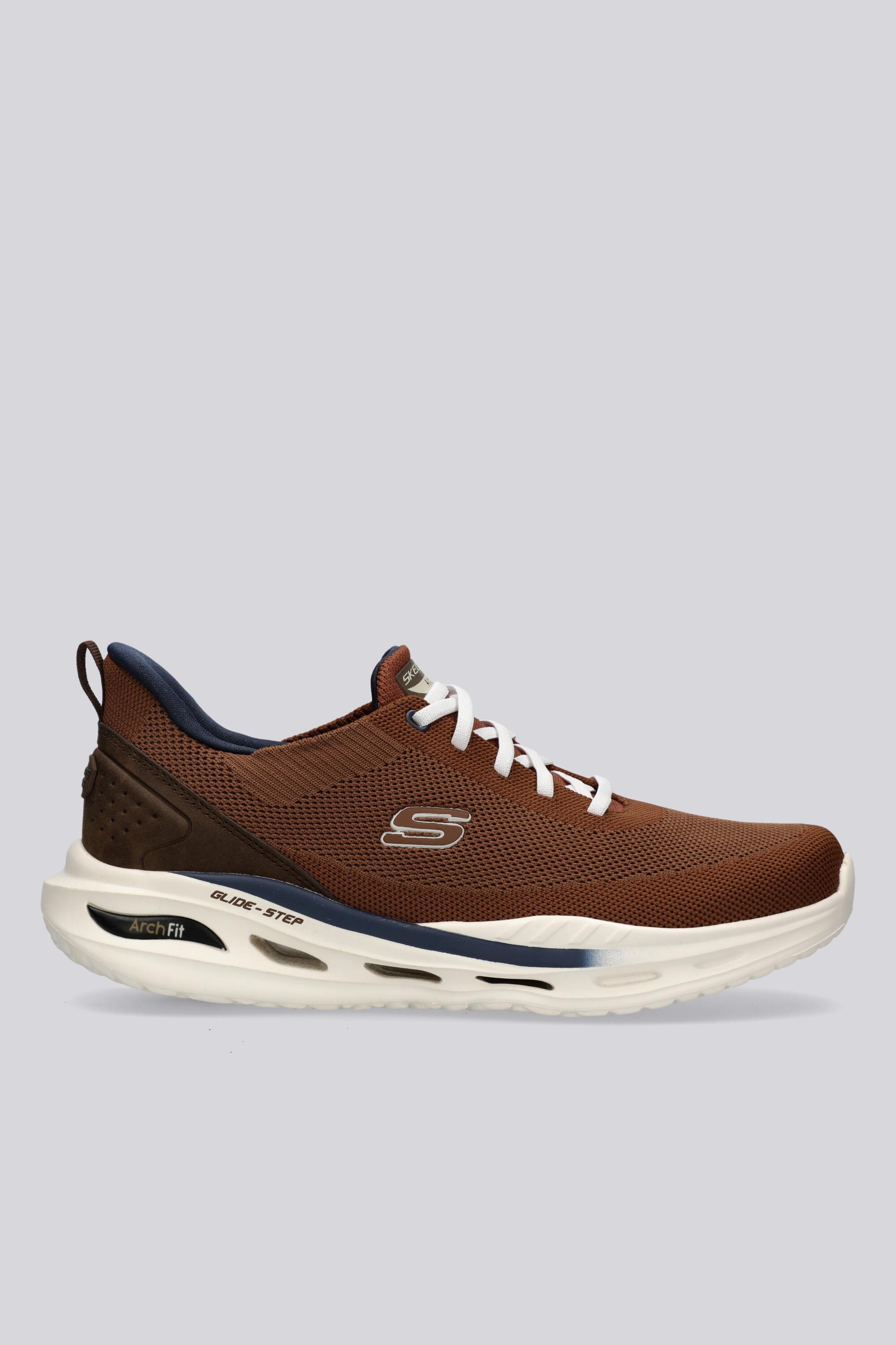 Skechers Arch Fit Orvan - Camel - Zapatillas Hombre