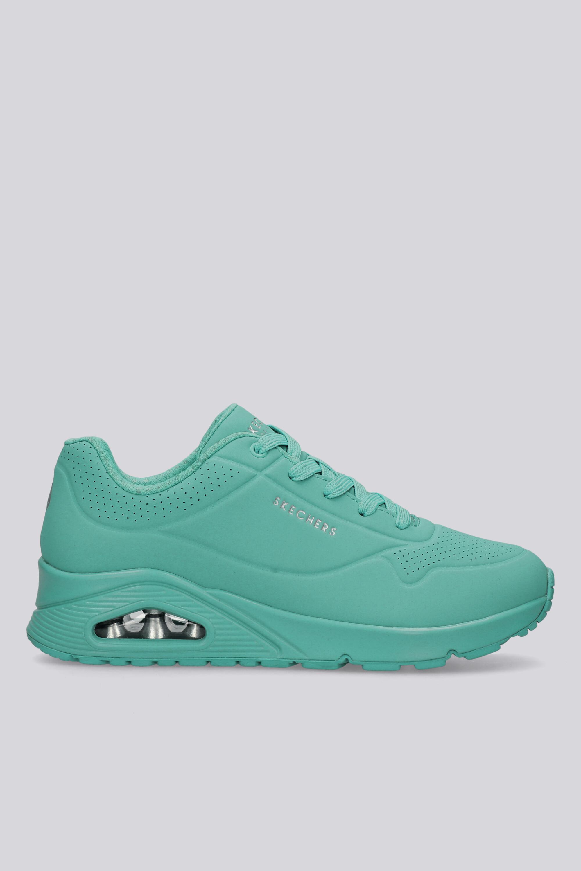 Skechers Uno Stand - Turquesa - Zapatillas Cámara Aire Mujer MKP