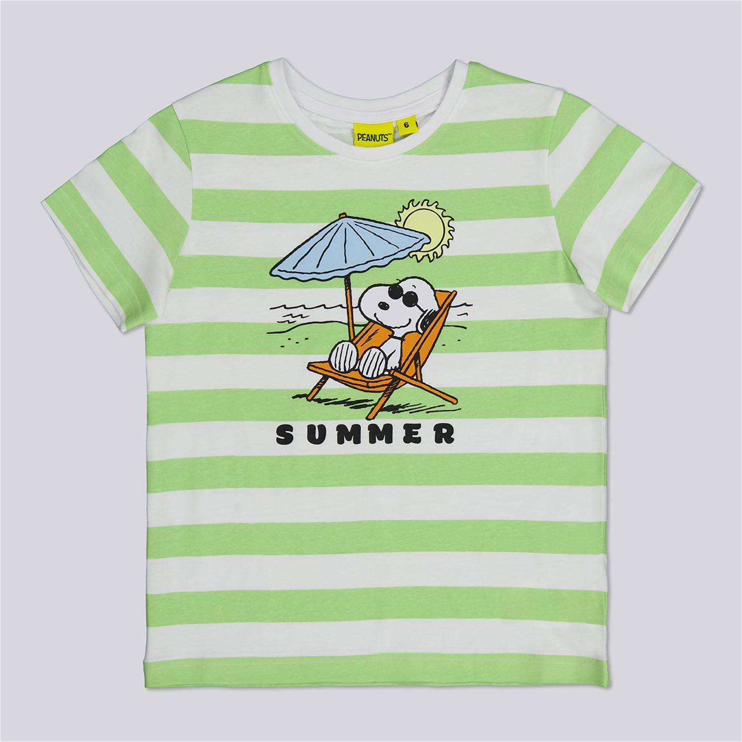 T-shirt Snoopy - Branco - T-shirt Menino Peanuts tamanho 6