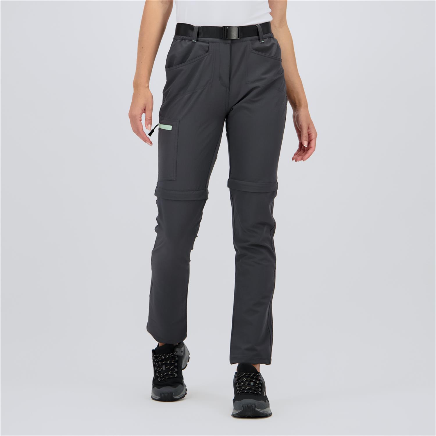 Pantalón Boriken - Antracita - Pantalón Desmontable Mujer talla S