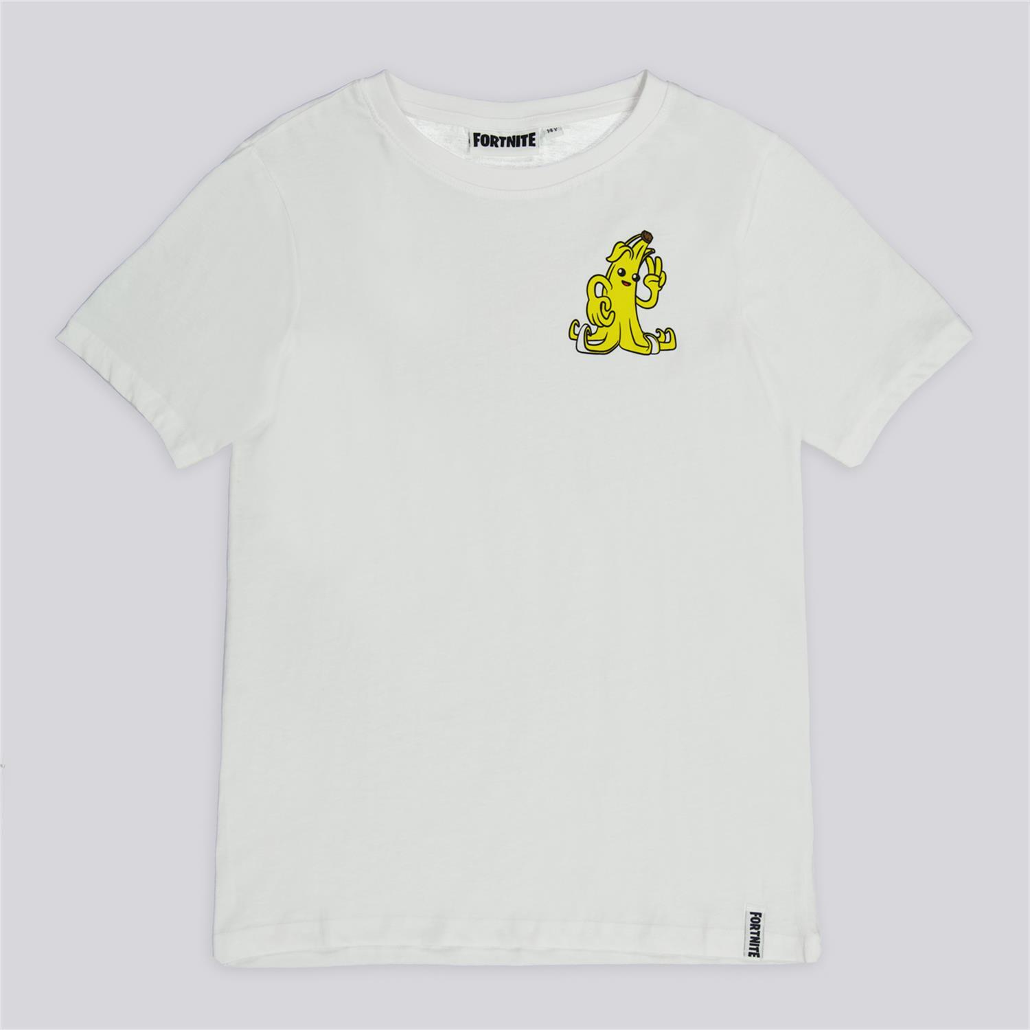 Camiseta Fortnite - Blanco - Camiseta Algodón Niño talla 14