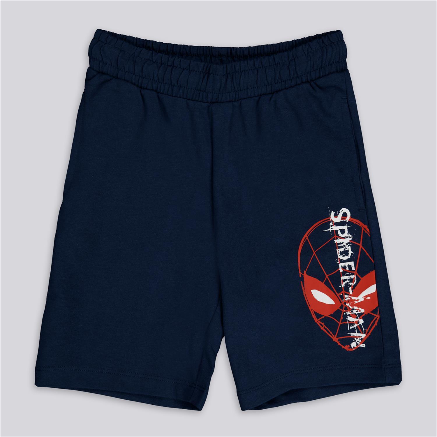 Pantalón Spiderman - Azul - Bermuda Niño Marvel talla 2