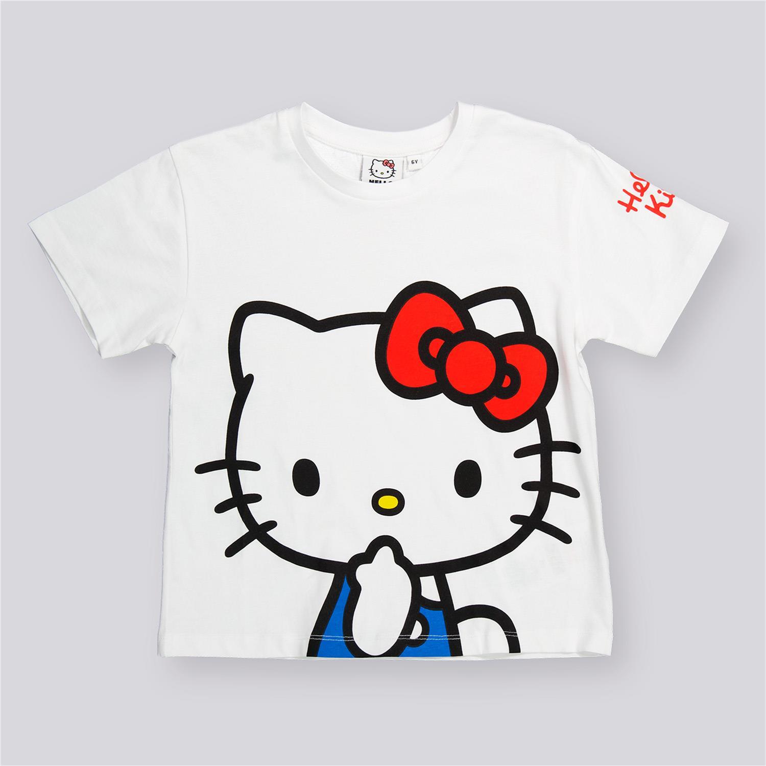 Camiseta Hello Kitty - Blanco - Camiseta Niña talla 4