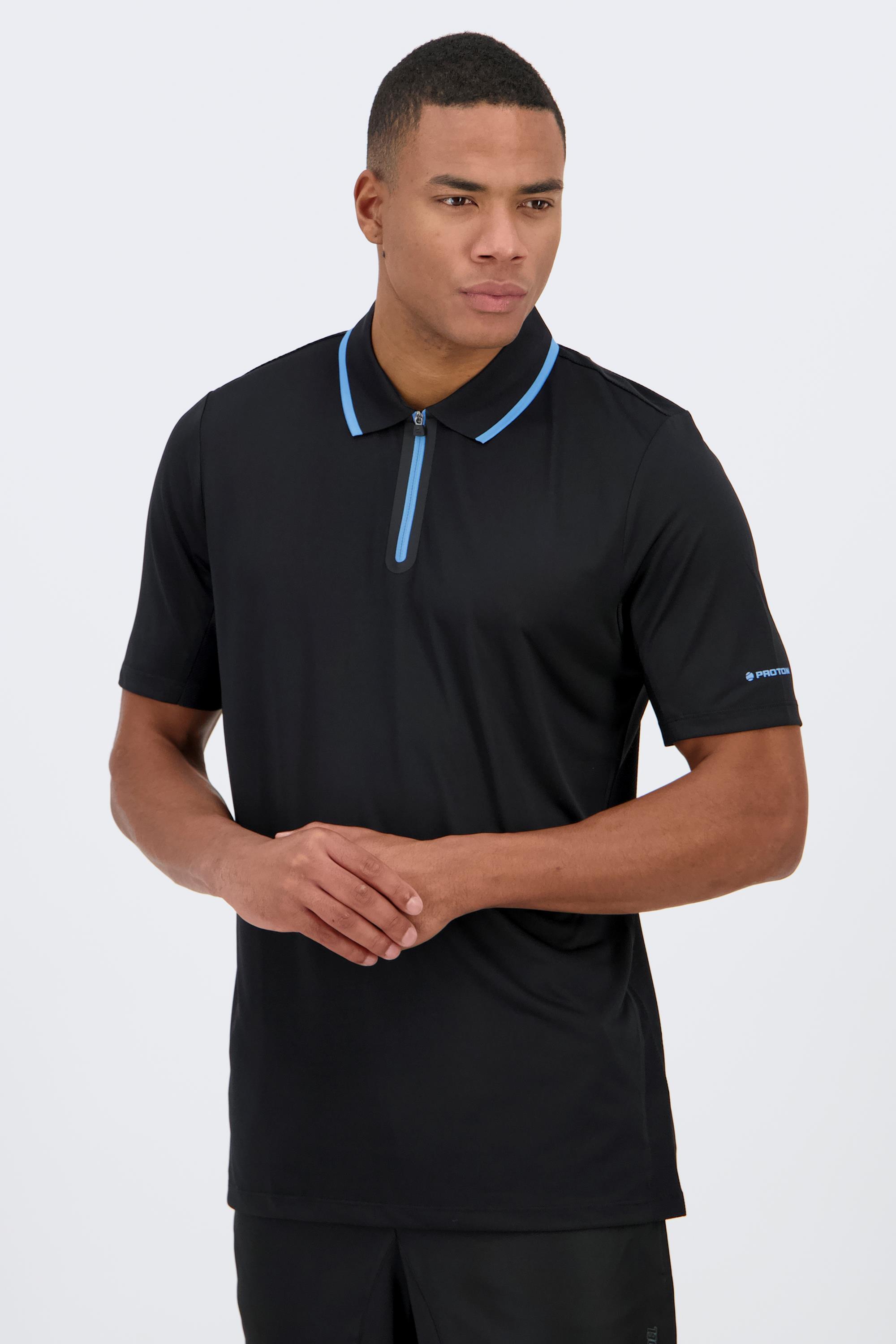 Polo Proton - Negro - Polo Pádel Hombre talla