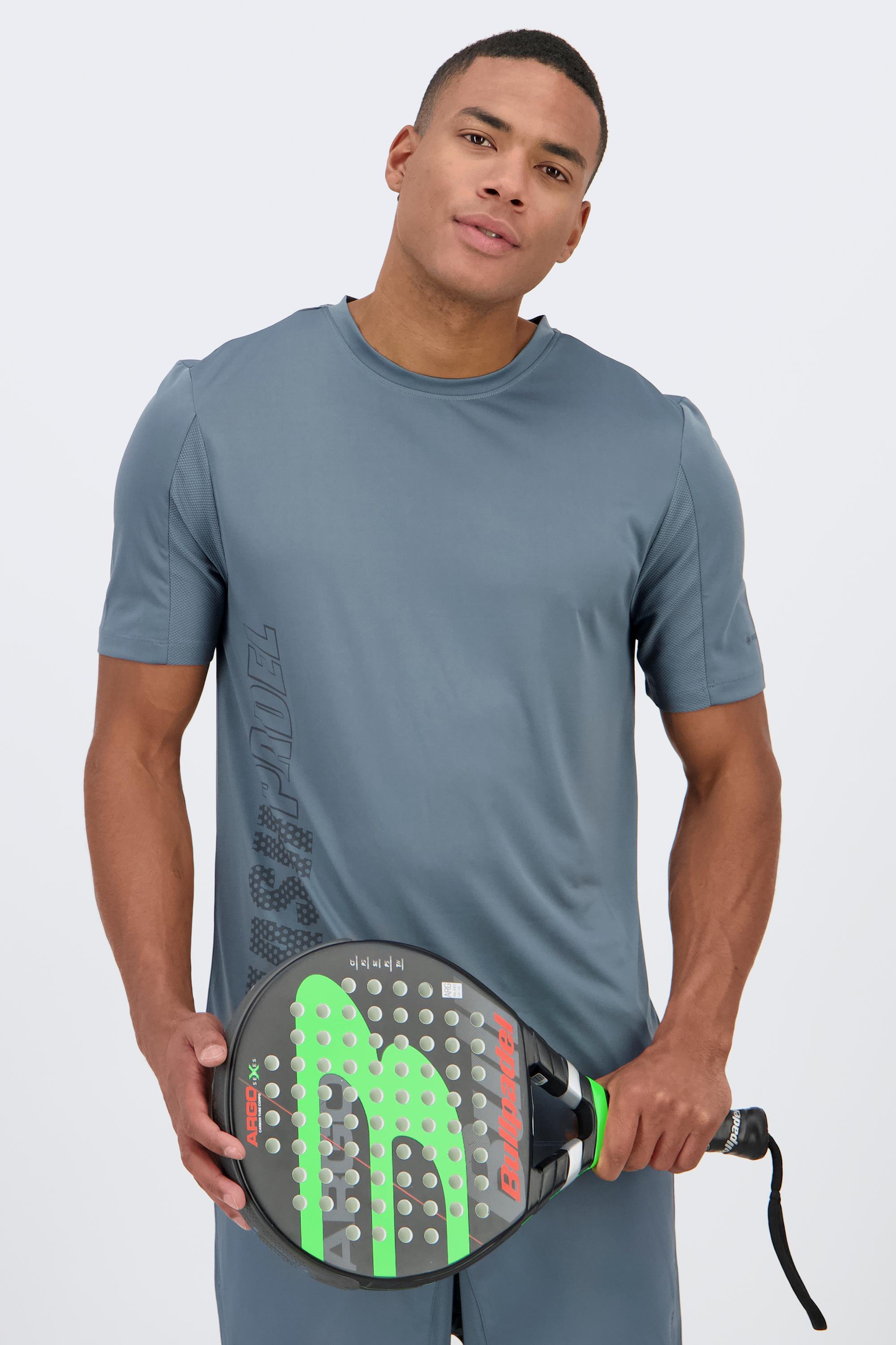 Camiseta Proton - Gris - Camiseta Pádel Hombre talla