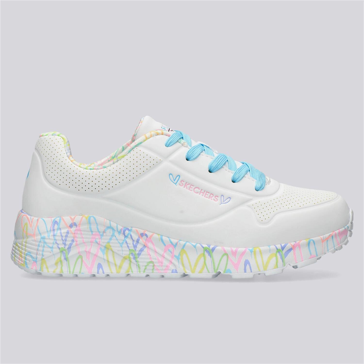 Skechers Uno Lite Lovely Luv - Blanco - Zapatillas Niña MKP talla 36
