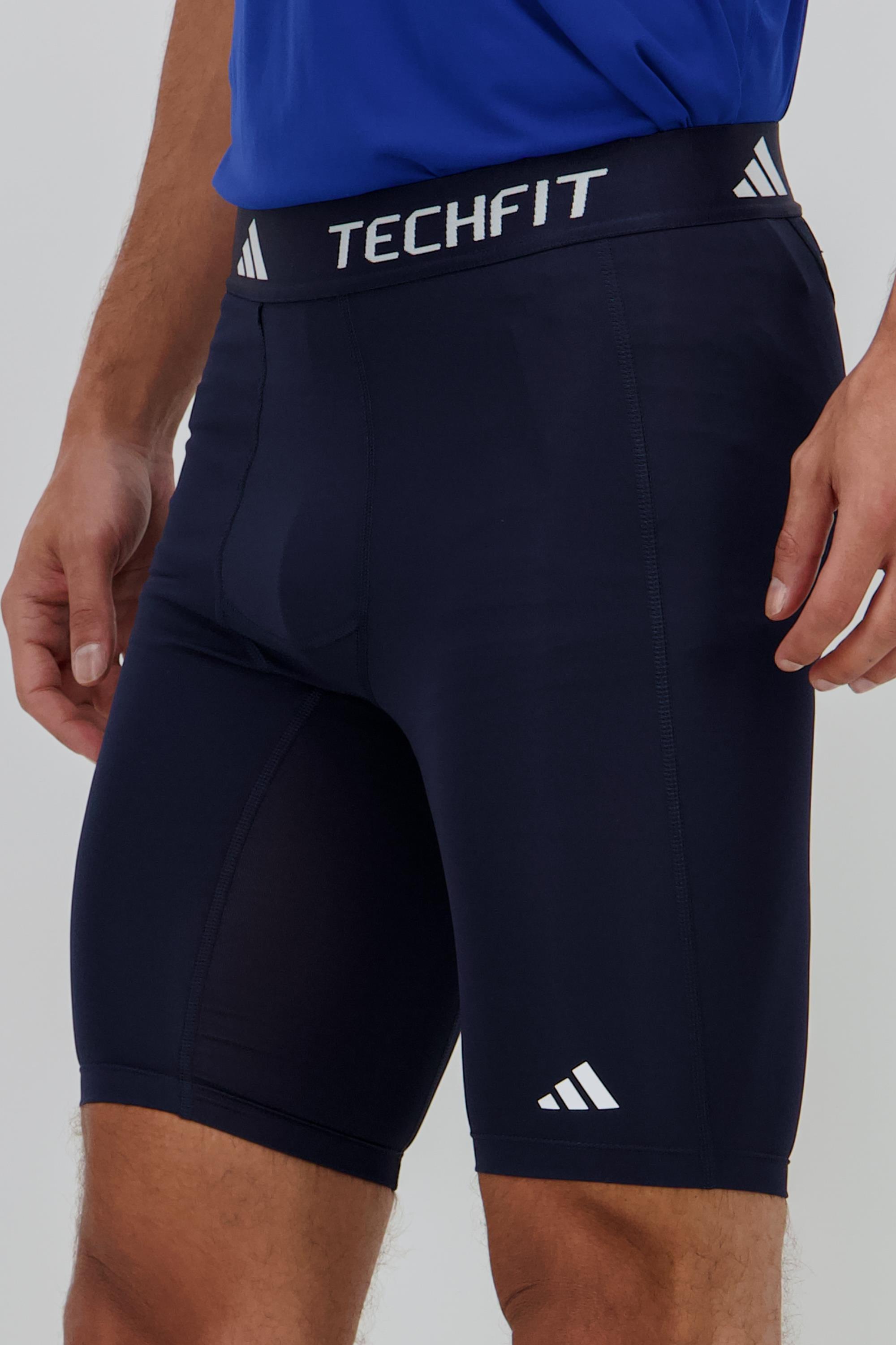 Mallas Cortas adidas - Azul - Leggings Hombre talla