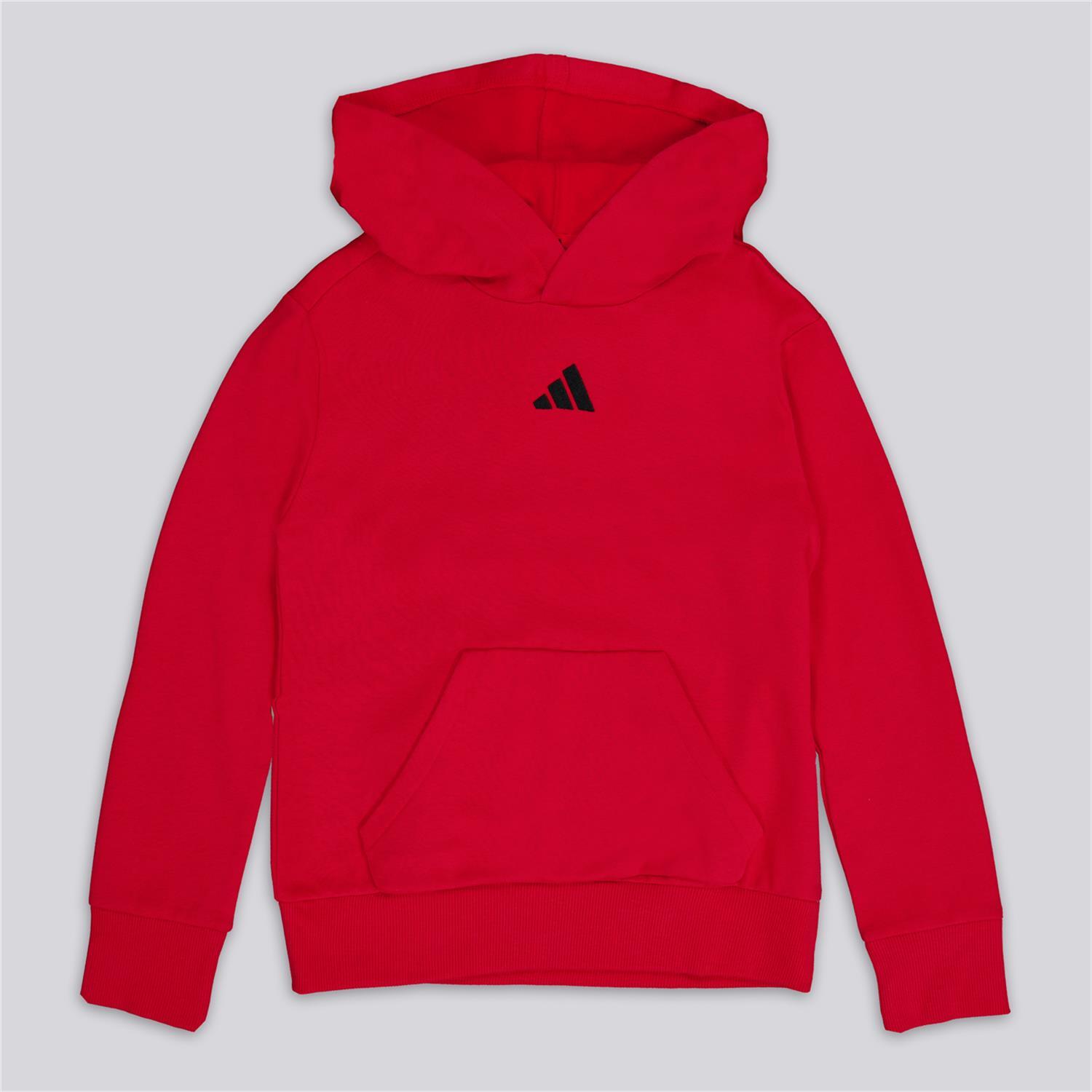 adidas 3S - Vermelho - Sweatshirt Capuz Rapariga tamanho 10