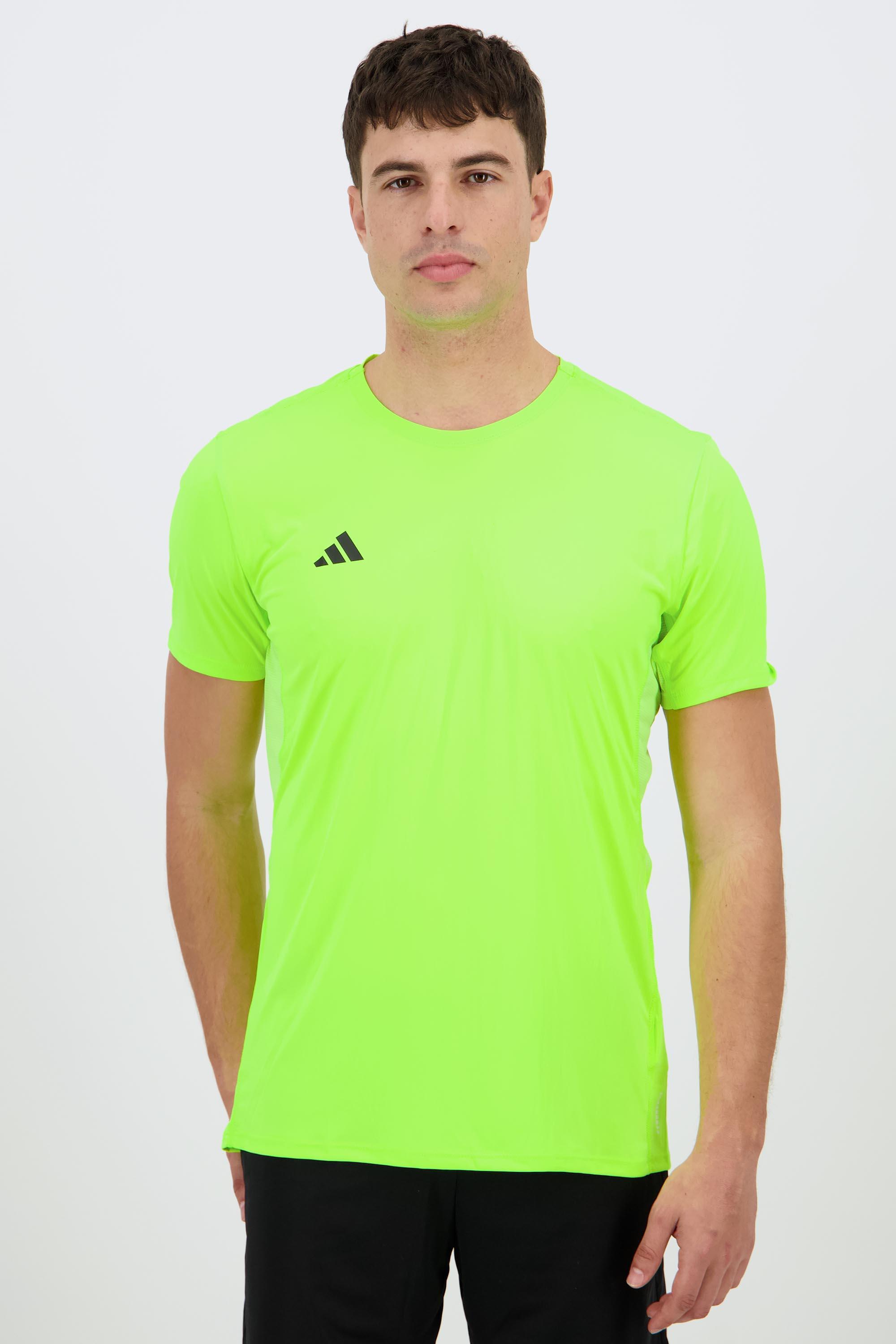 Adidas Adizero - Lima - Camiseta Running Hombre Verde - Talla L