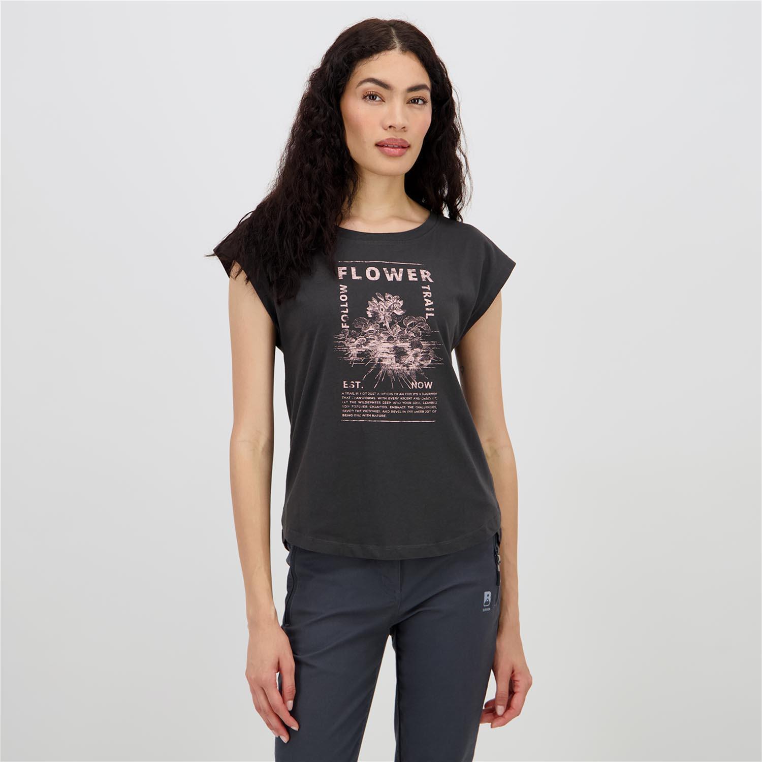 Camiseta Boriken - Antracita - Camiseta Algodón Mujer talla 2XL