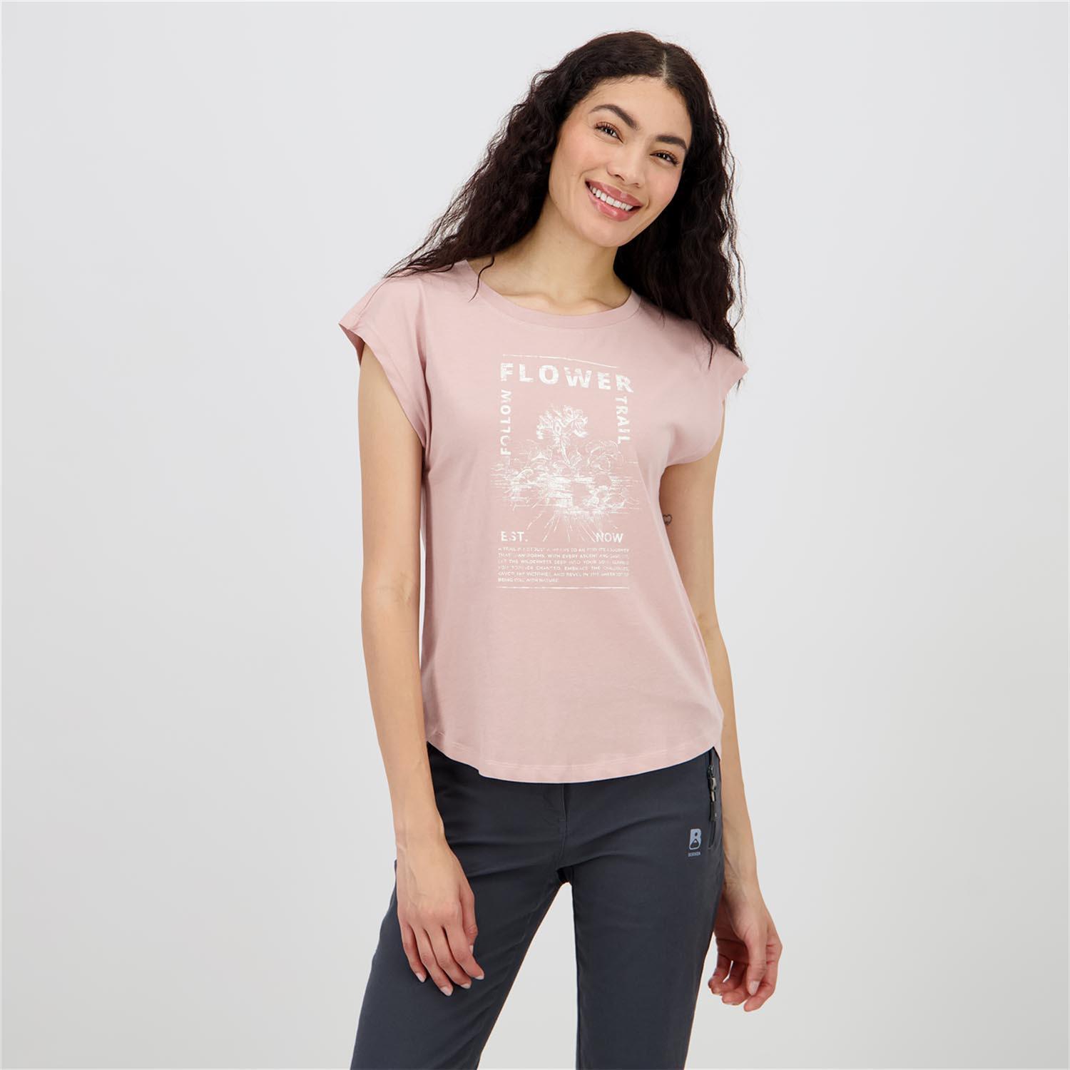 Camiseta Boriken - Rosa - Camiseta Algodón Mujer talla XL