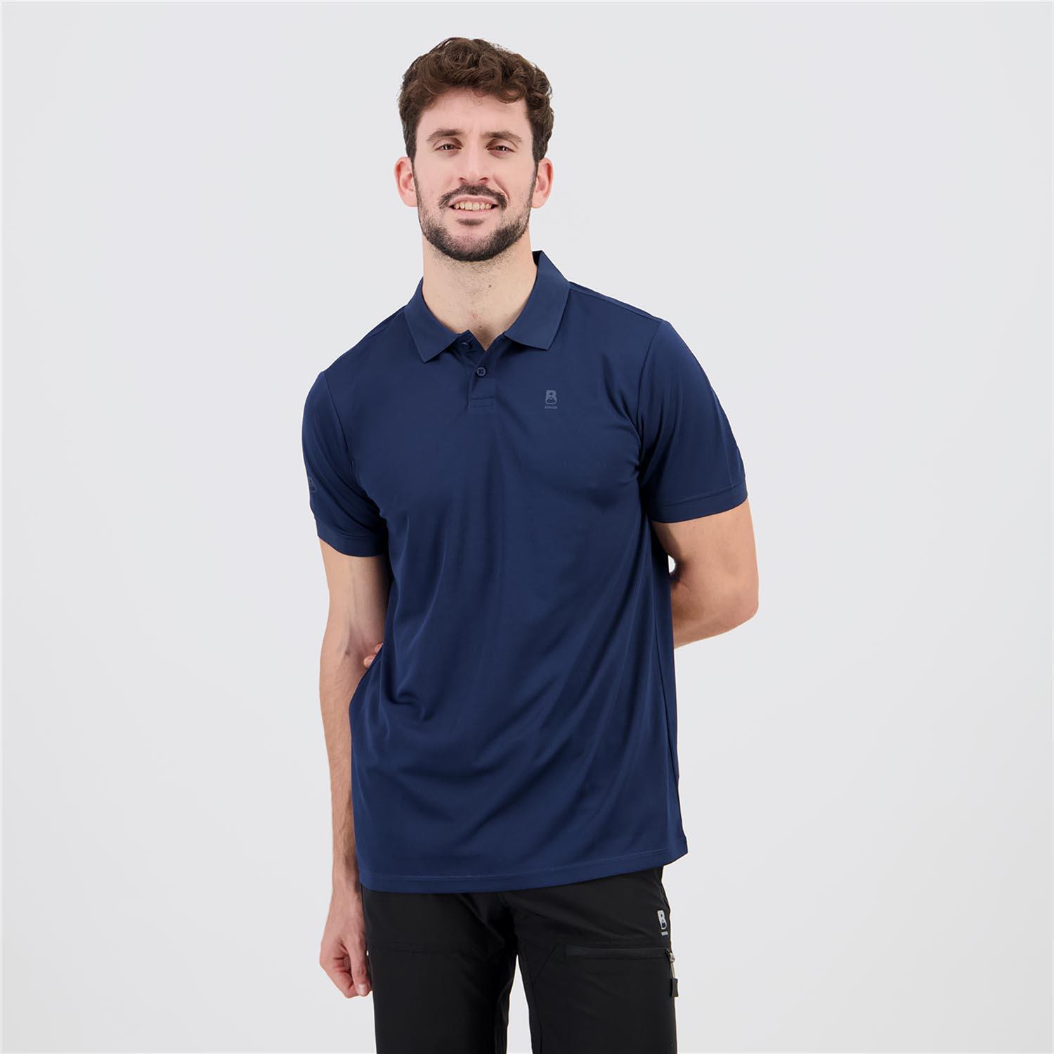 Boriken Basics - Azul - Polo Trekking Hombre talla XL