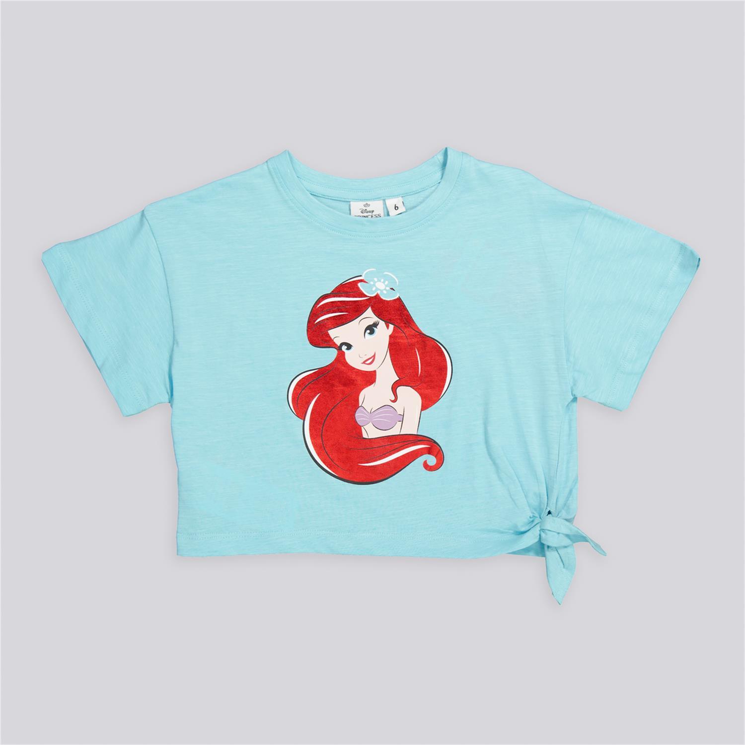 Camiseta Nudo Ariel - Azul - Camiseta Niña Princesas talla 2