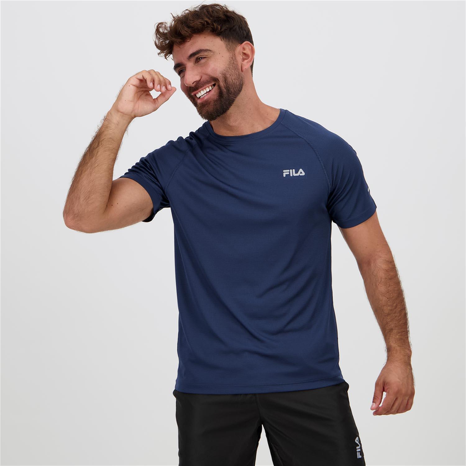 Fila Drytec - Azul - Camiseta Running Hombre talla L