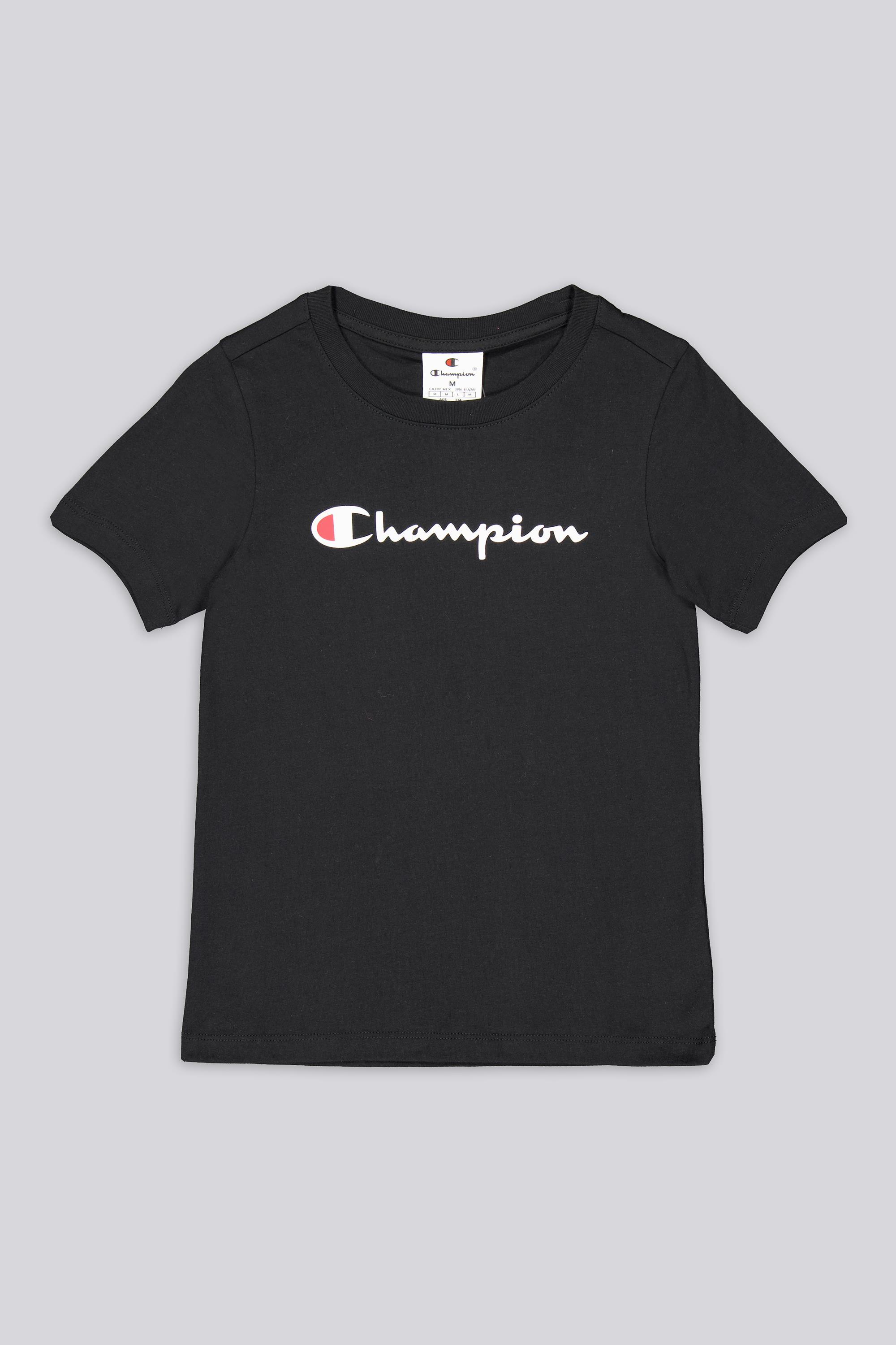 Camiseta Champion - Negro - Camiseta Algodón Niña talla 10