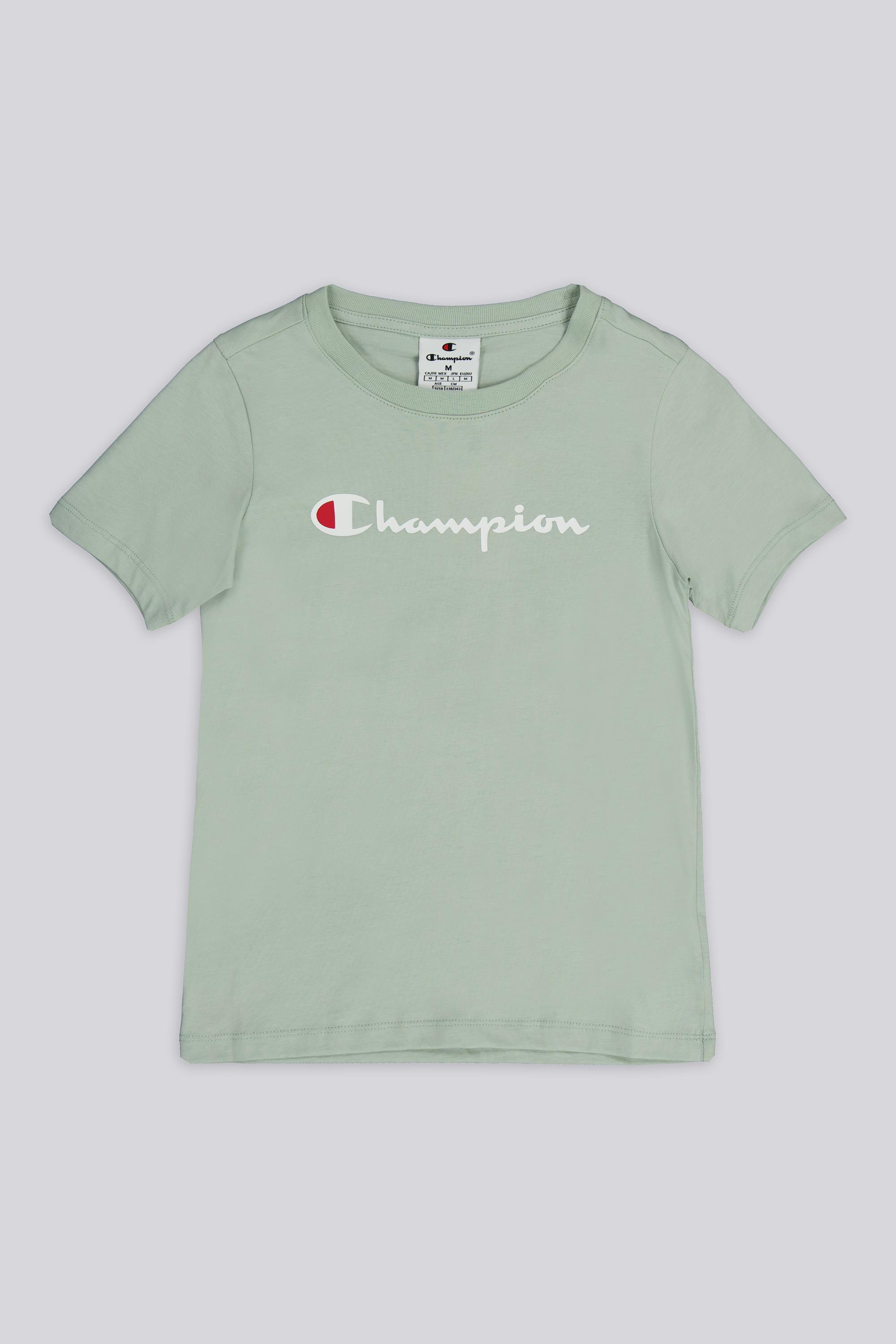 Camiseta Champion - Verde - Camiseta Algodón Niña talla 12