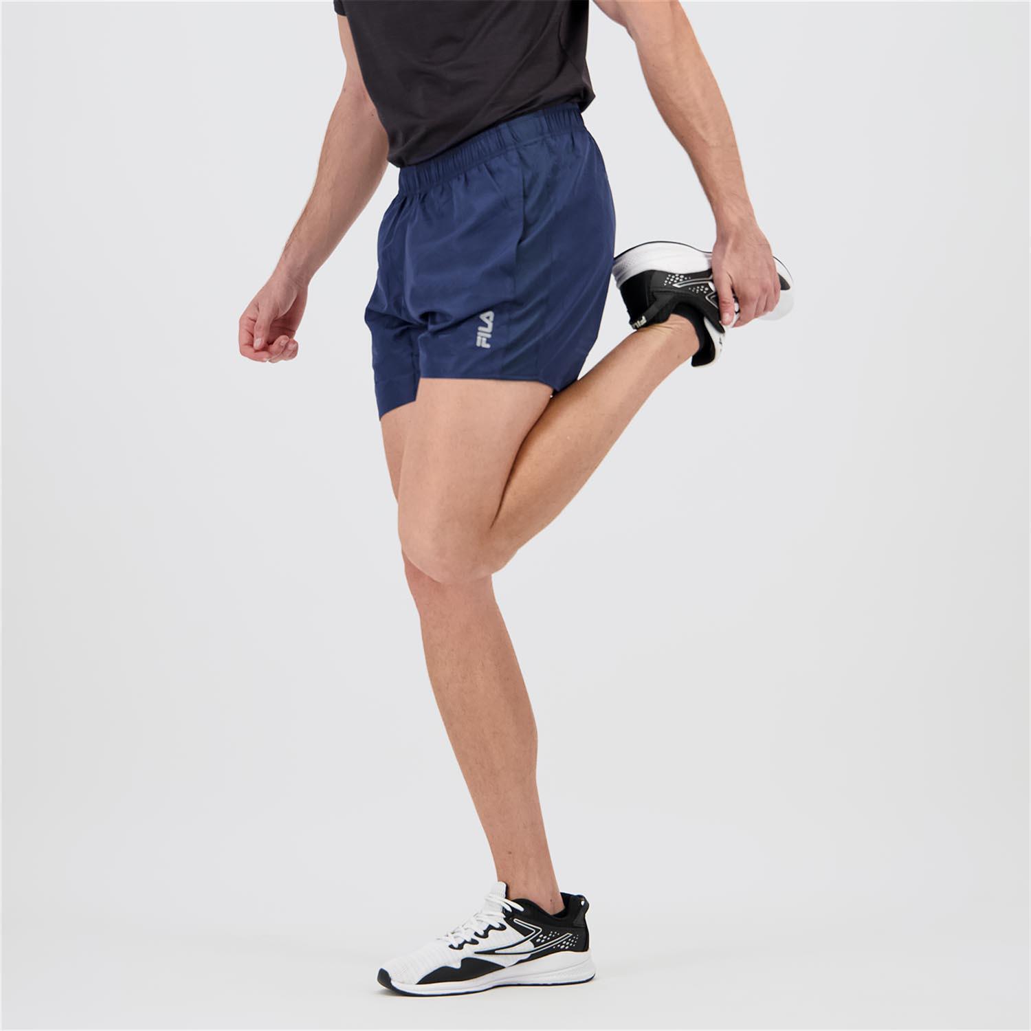 Pantalón Corto Fila - Azul - Running Hombre talla S